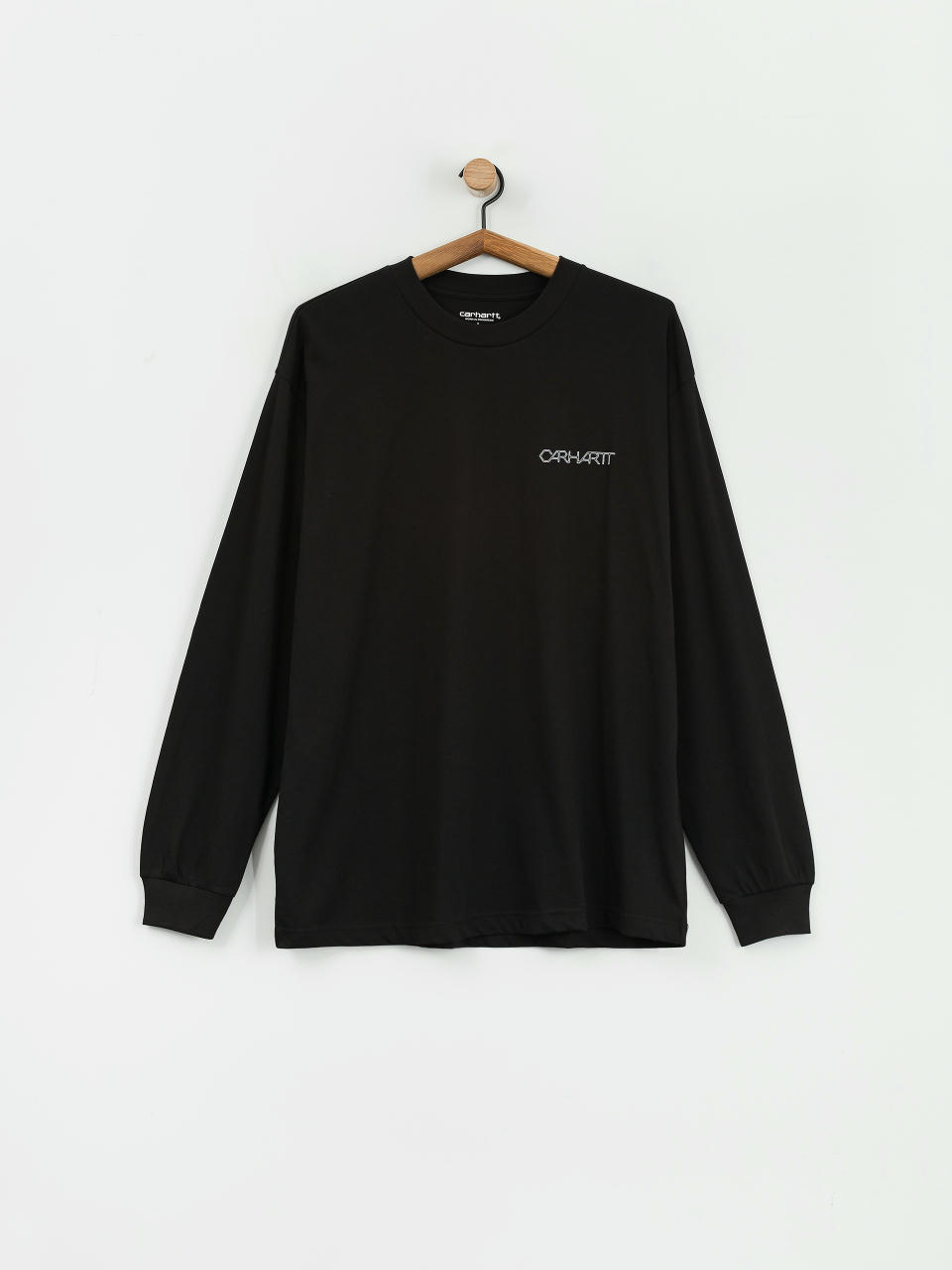 Triko Carhartt WIP Detroit Standard (black/white)