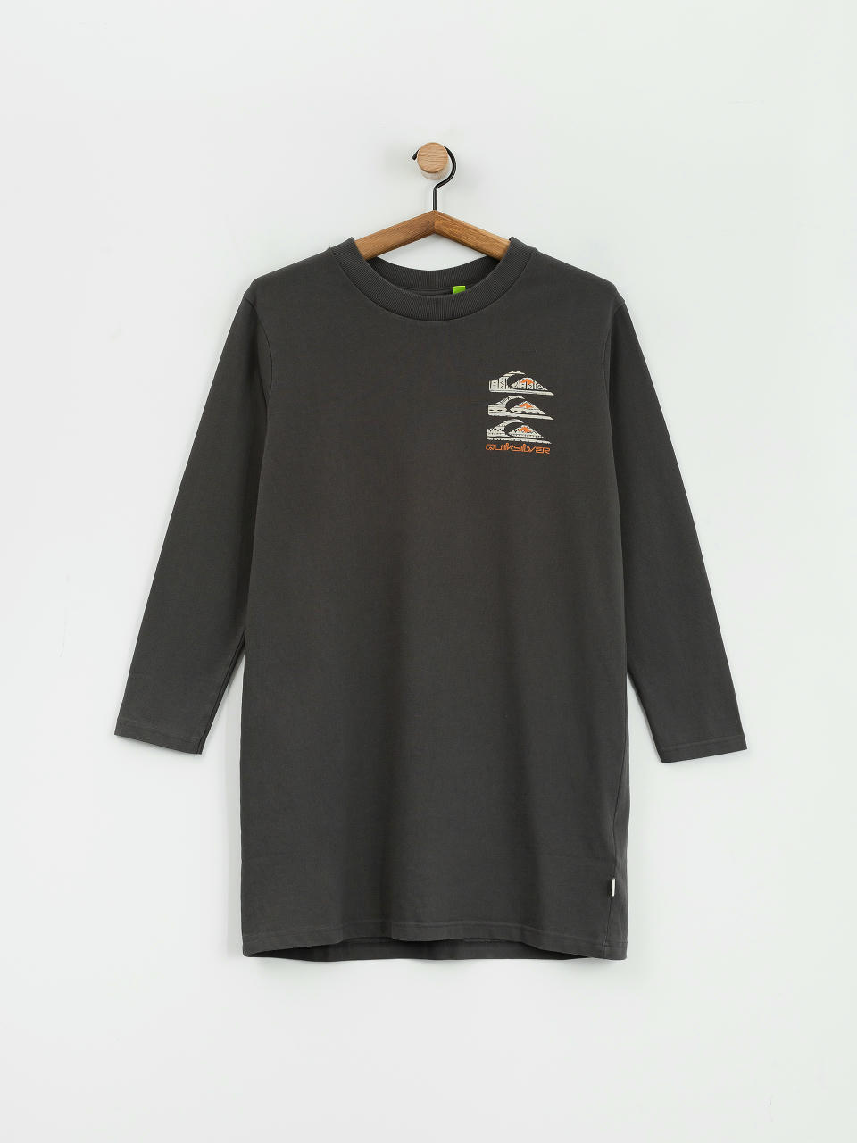 Triko Quiksilver Uni Ls Tee Dress Wmn (tarmac)