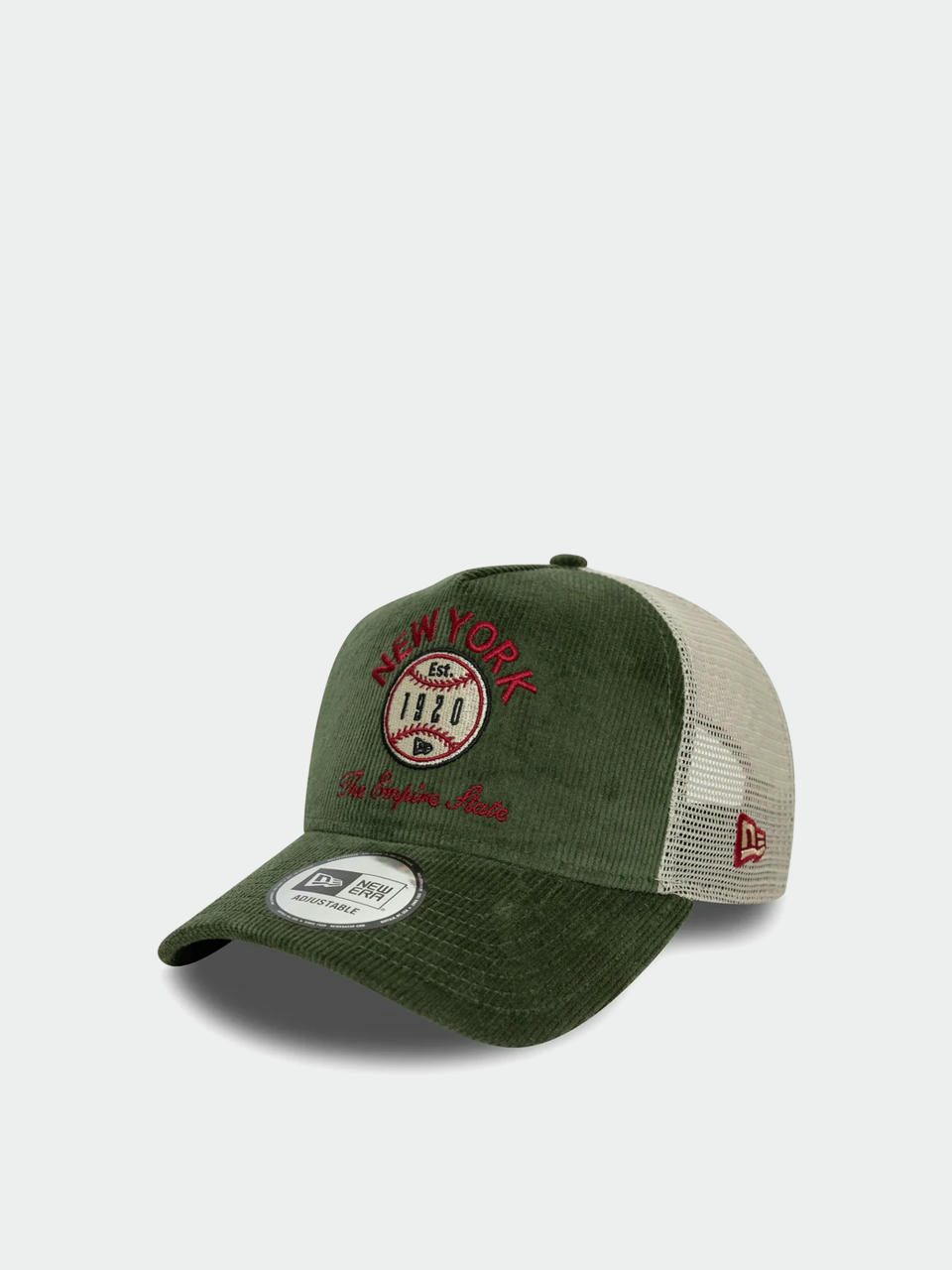 Šiltovka New Era Cord Graphic Trucker (dark green)