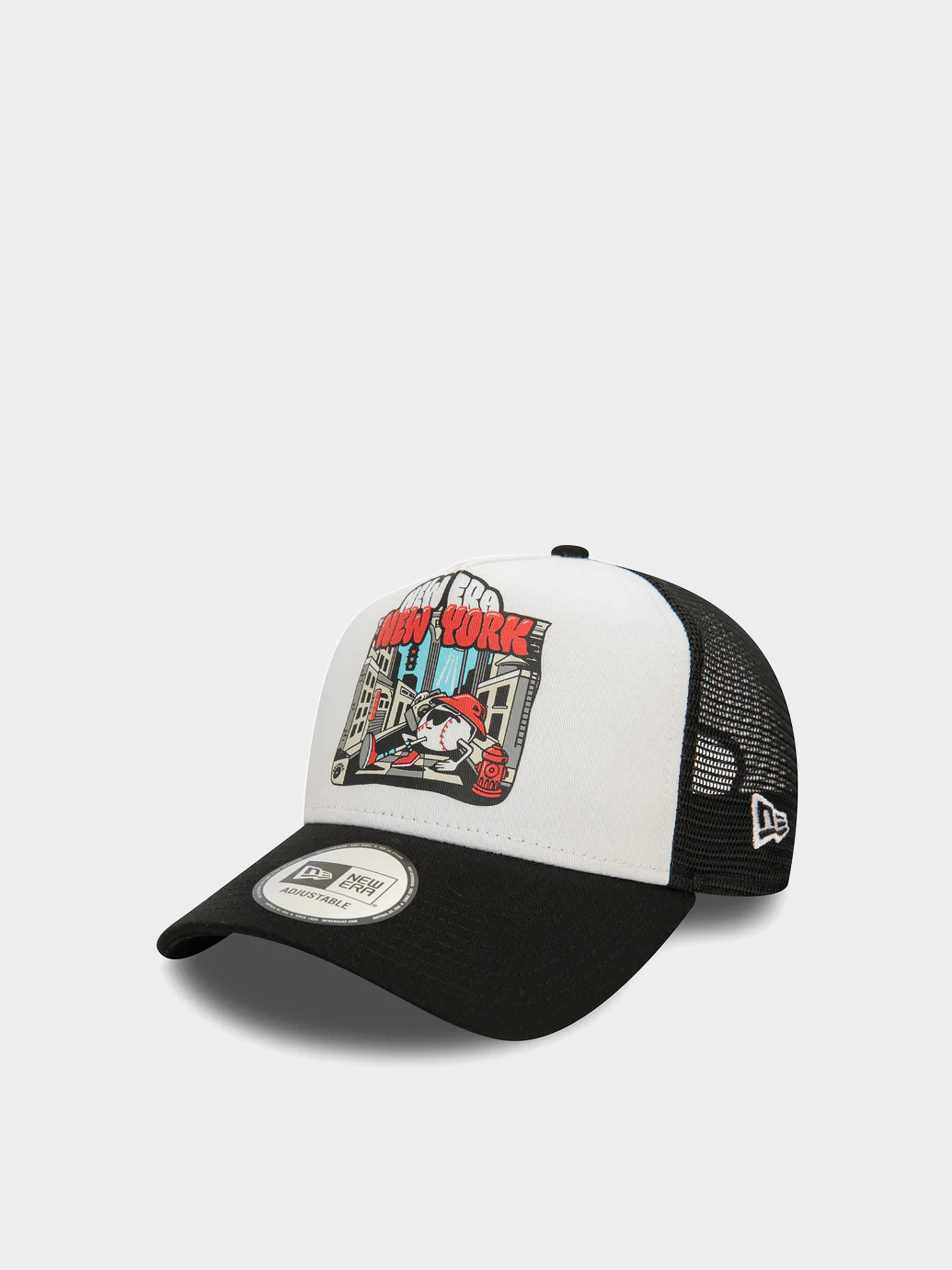 Šiltovka New Era Graphic Print Trucker (black)