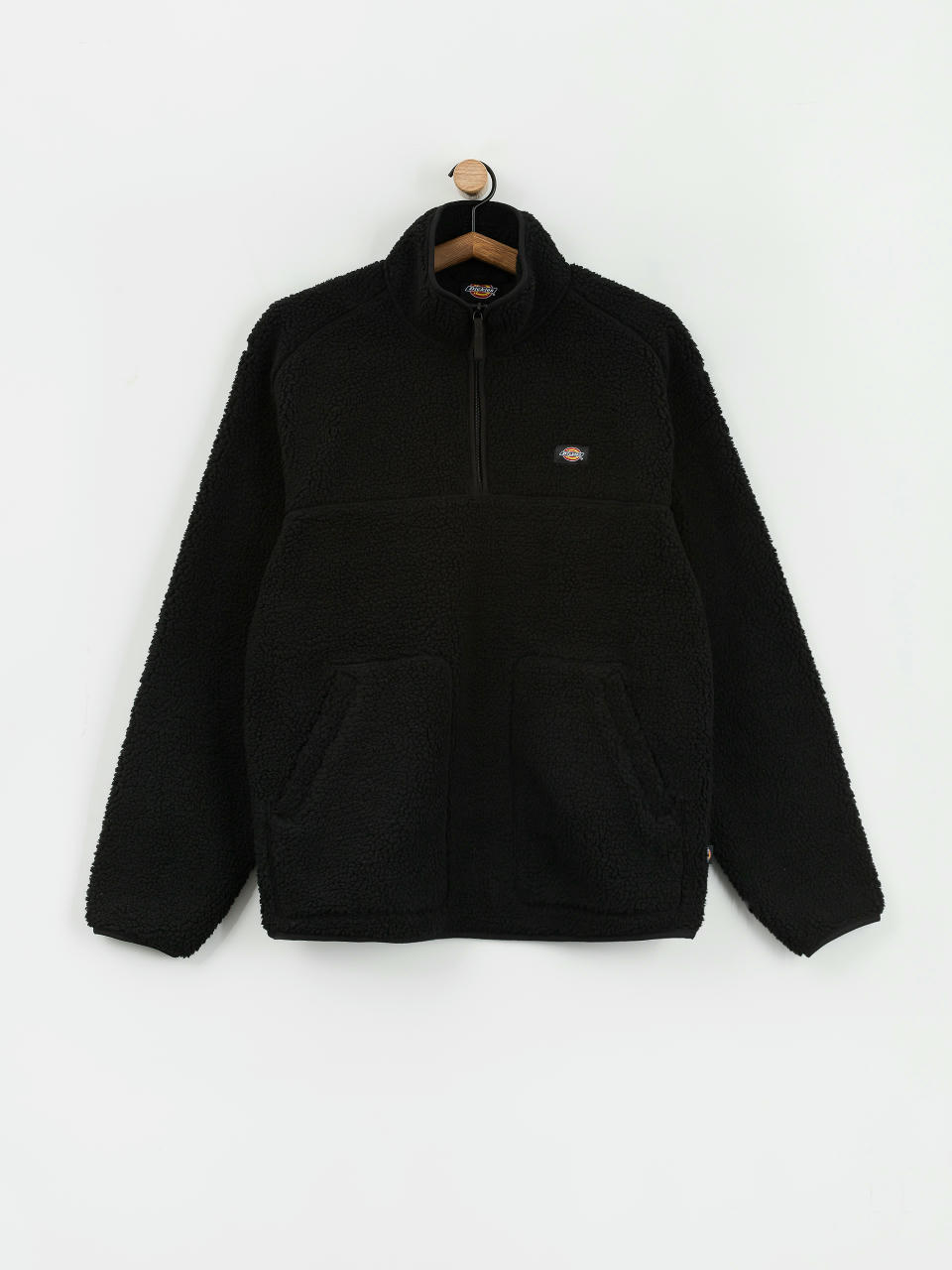 Pánsky Flísová mikina Dickies Mount Hope Quarter Zip (black)