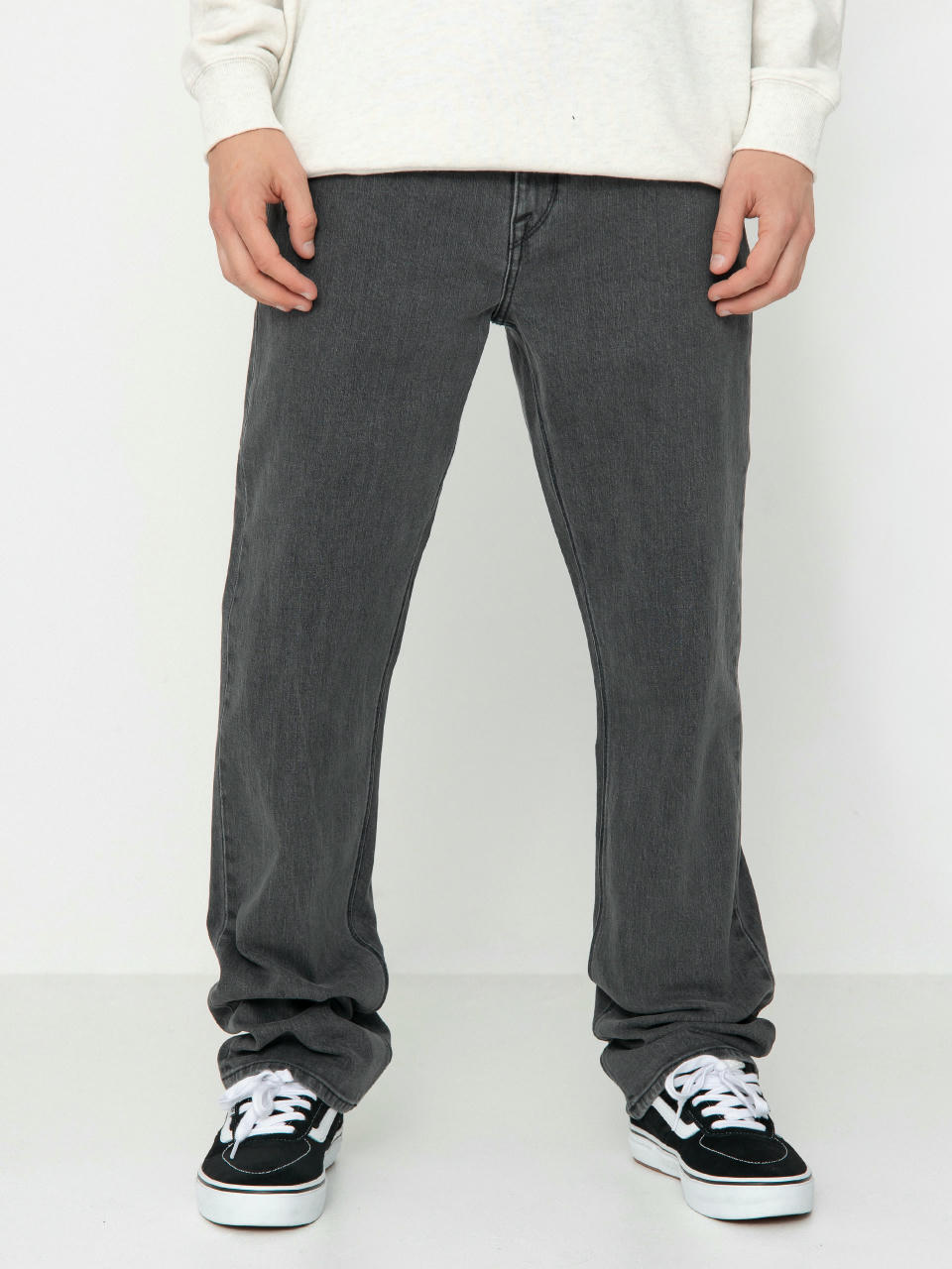 Nohavice Volcom Solver Denim (neutral grey)