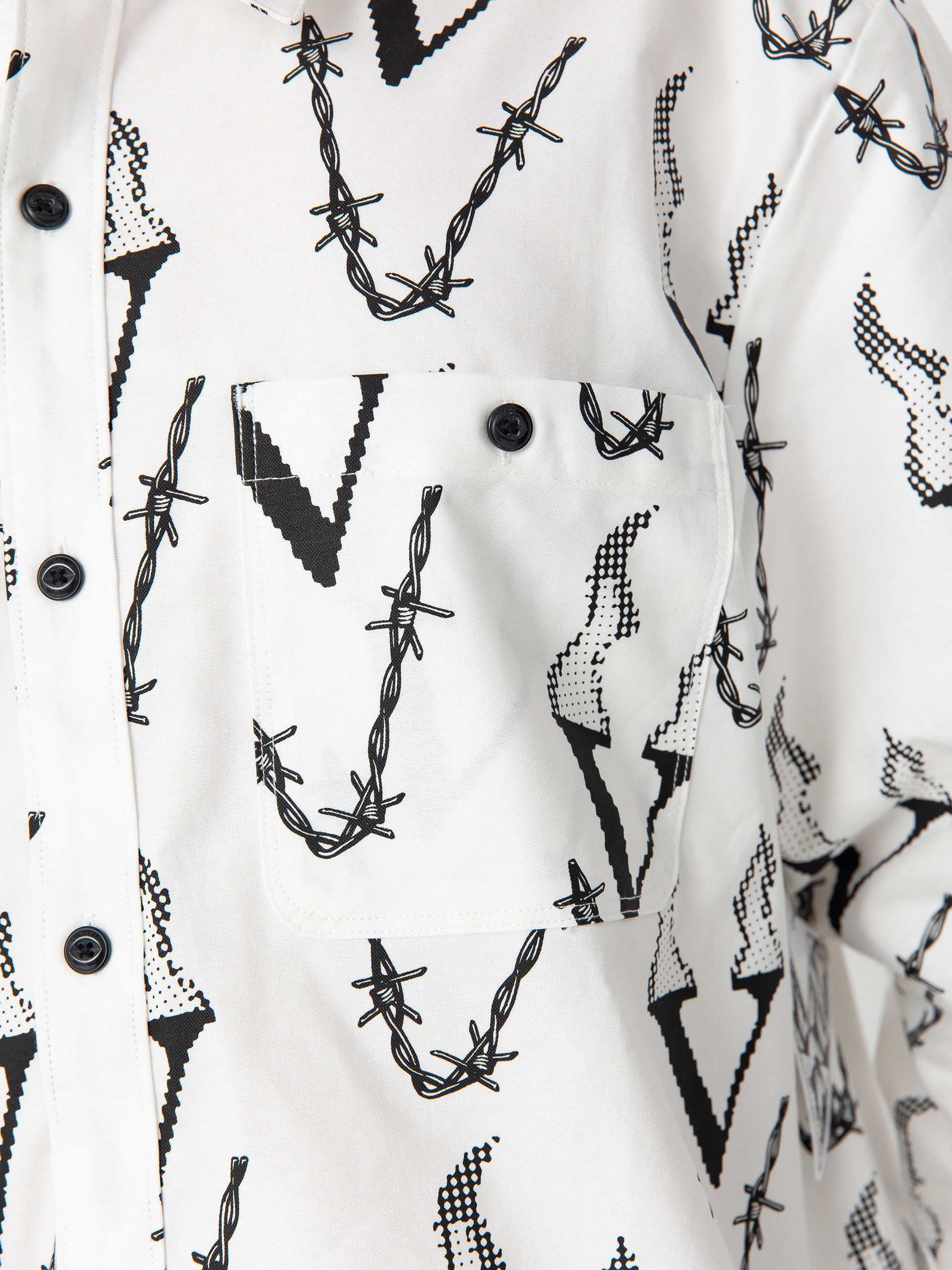 Košeľa Volcom Fergadelic Woven Ls (white)