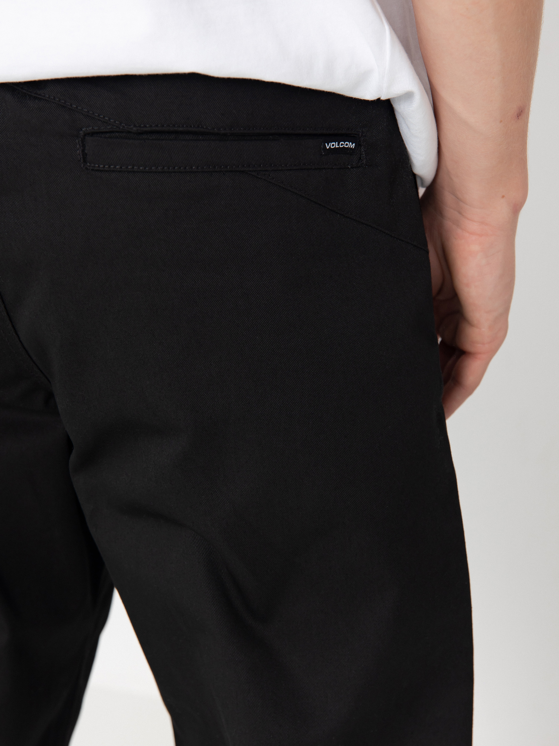 Nohavice Volcom Frickin Skate Chino (black)
