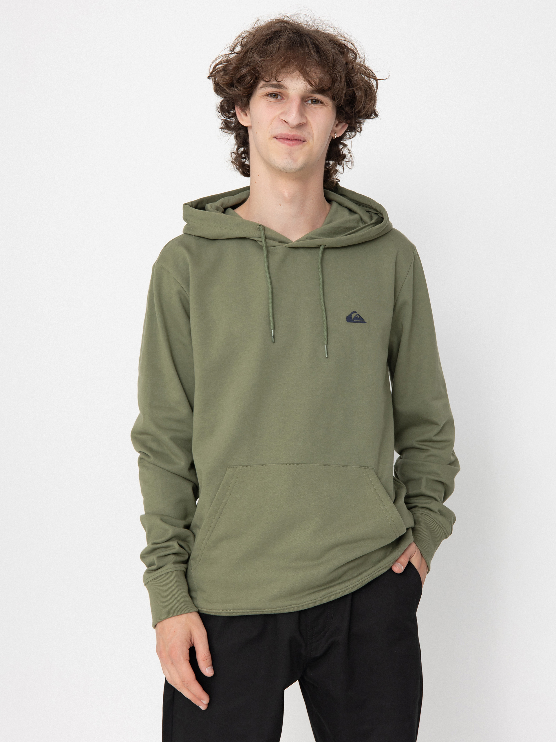 Mikina s kapucňou Quiksilver Basic HD (four leaf clover)