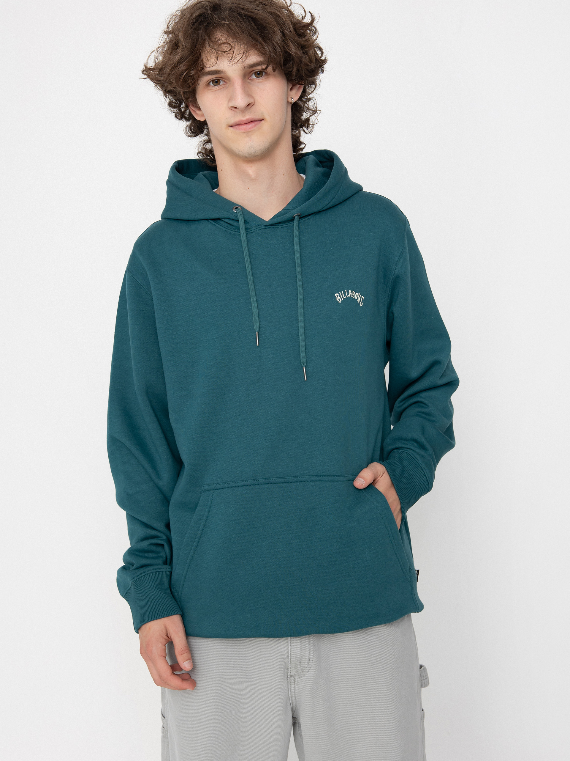 Mikina s kapucňou Billabong Arch HD (real teal)