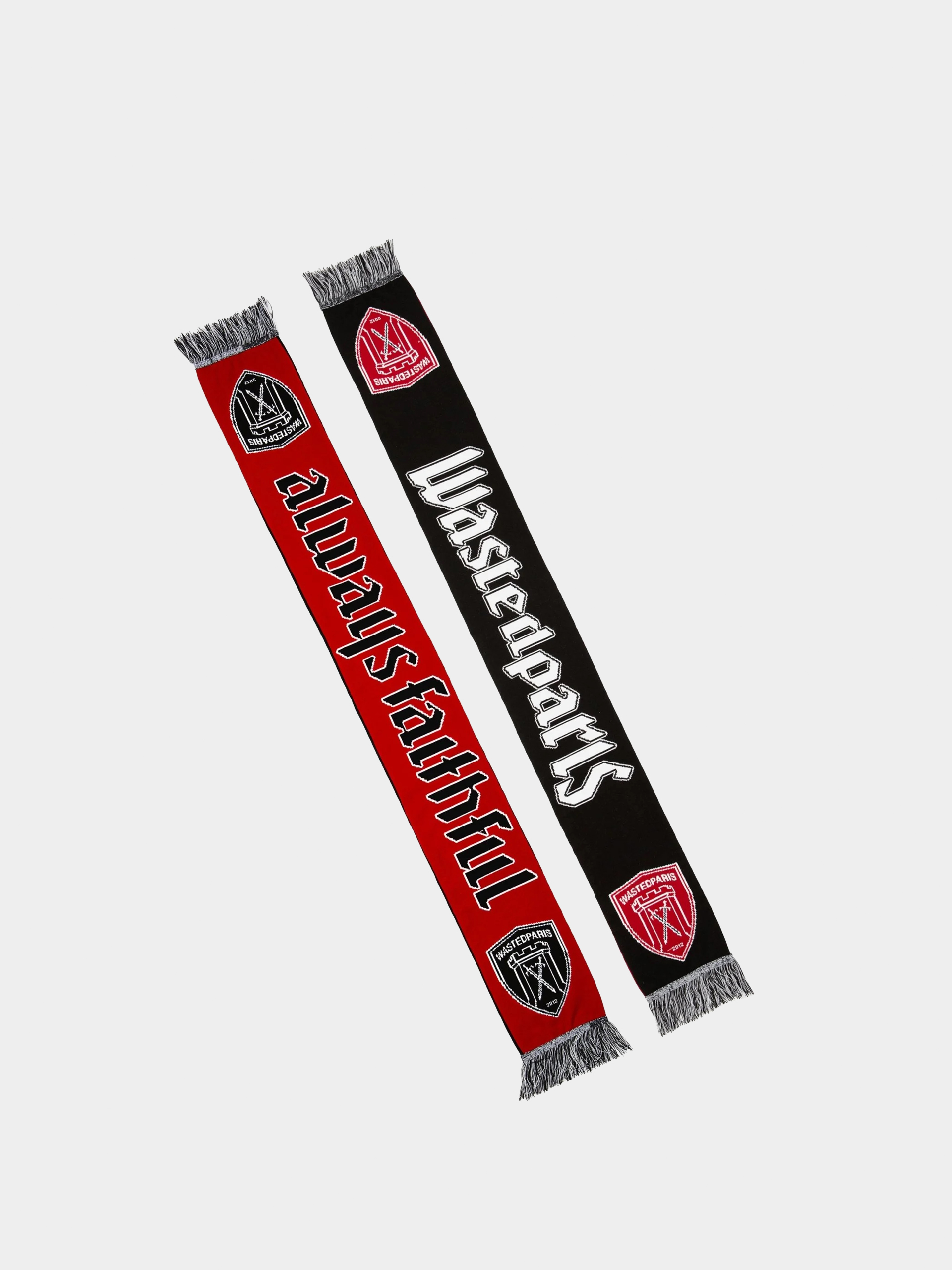 Šál Wasted Paris Rain (red/black)