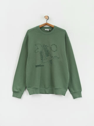 Mikina Carhartt WIP Flying Ducks (duck green)