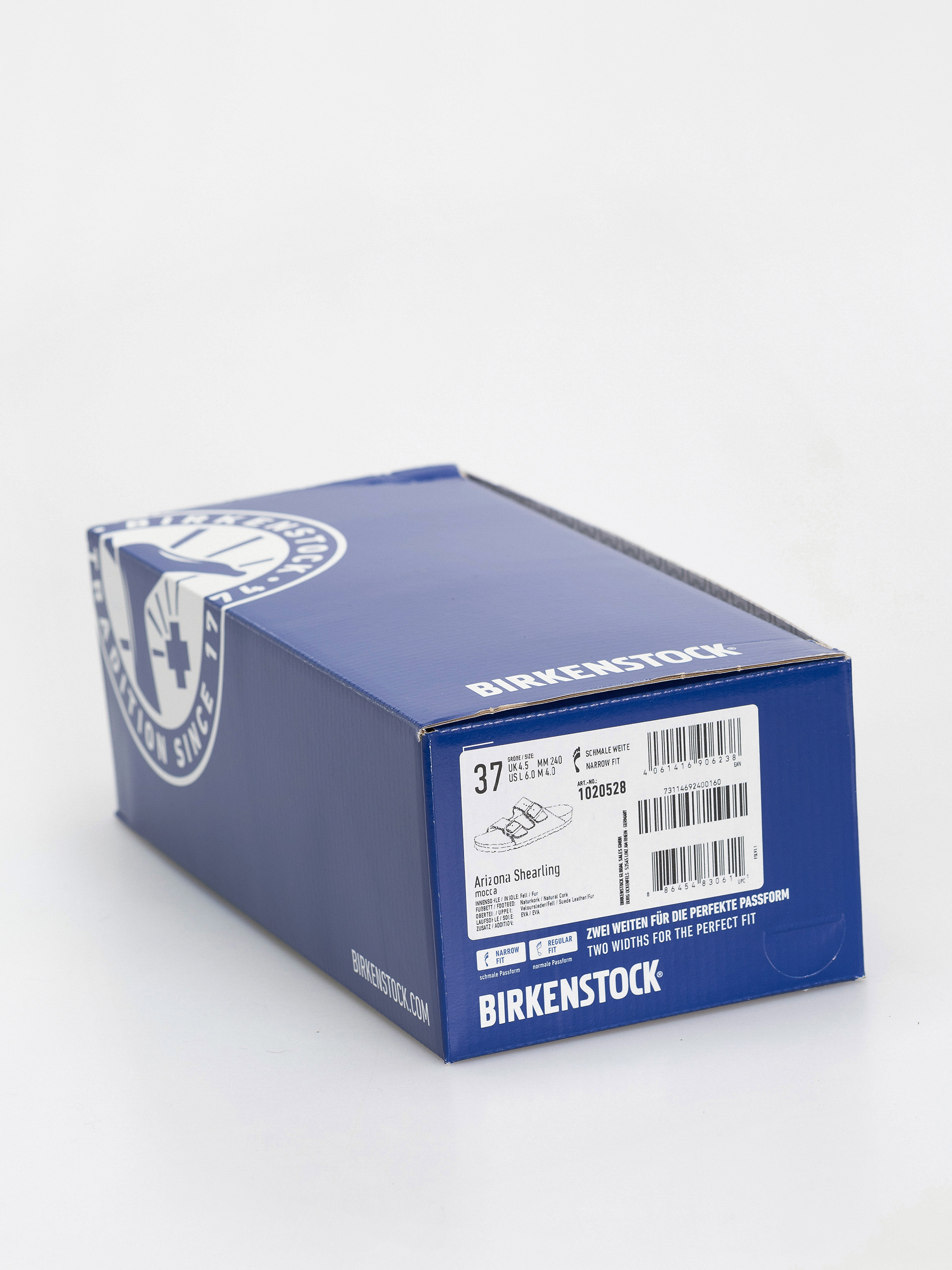 Šľapky Birkenstock Arizona Shearling Suede Leather Fur Narrow Wmn (mocha)