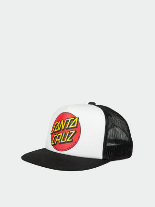 Šiltovka Santa Cruz Classic Dot Snapback (white/black/red)