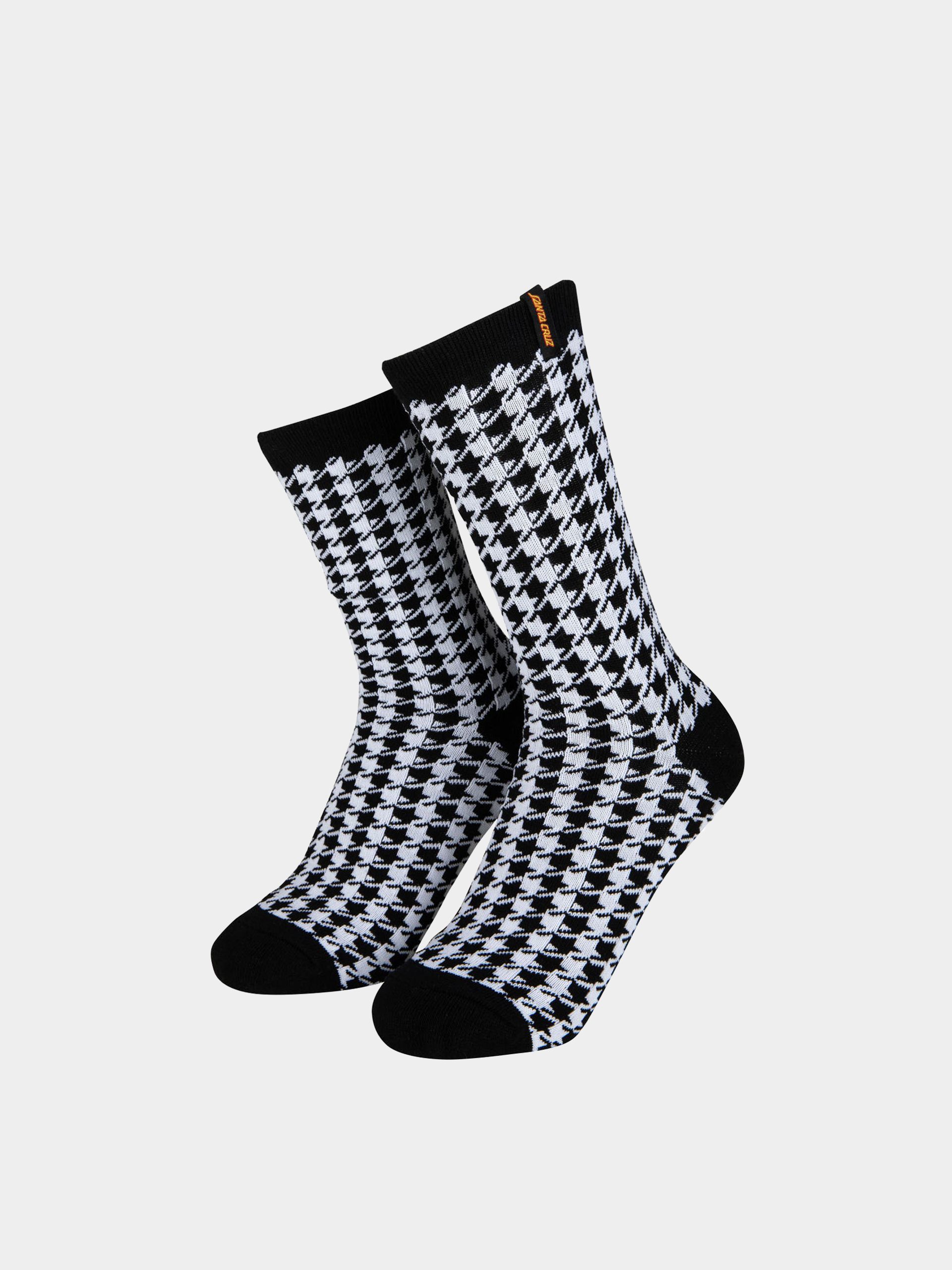 Ponožky Santa Cruz Strip Houndstooth Wmn (black/white)