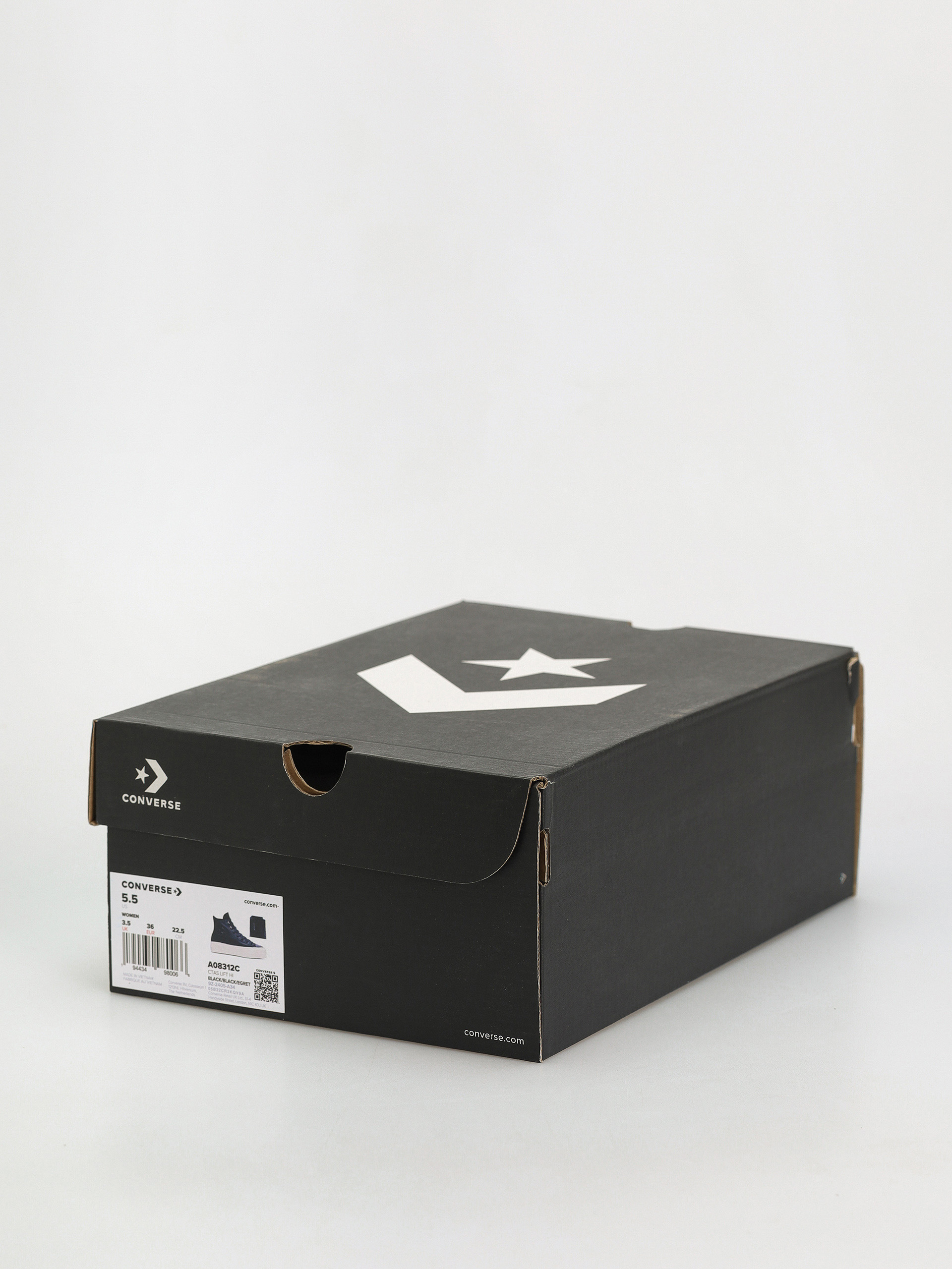 Tenisky Converse Chuck Taylor All Star Lift Hi Wmn (black/black/egret)