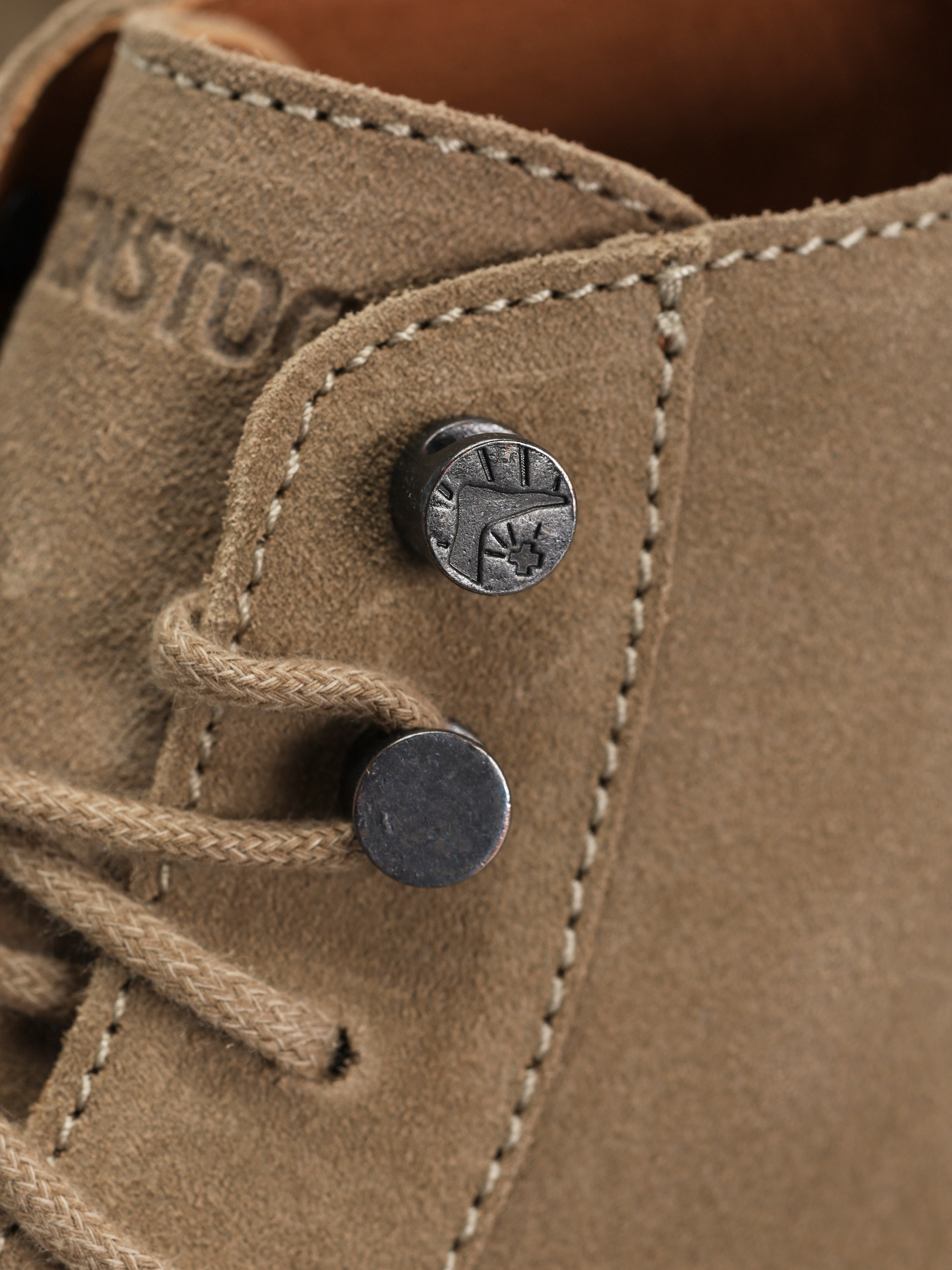 Topánky Birkenstock Highwood Lace Mid Suede Leather Regular (taupe)