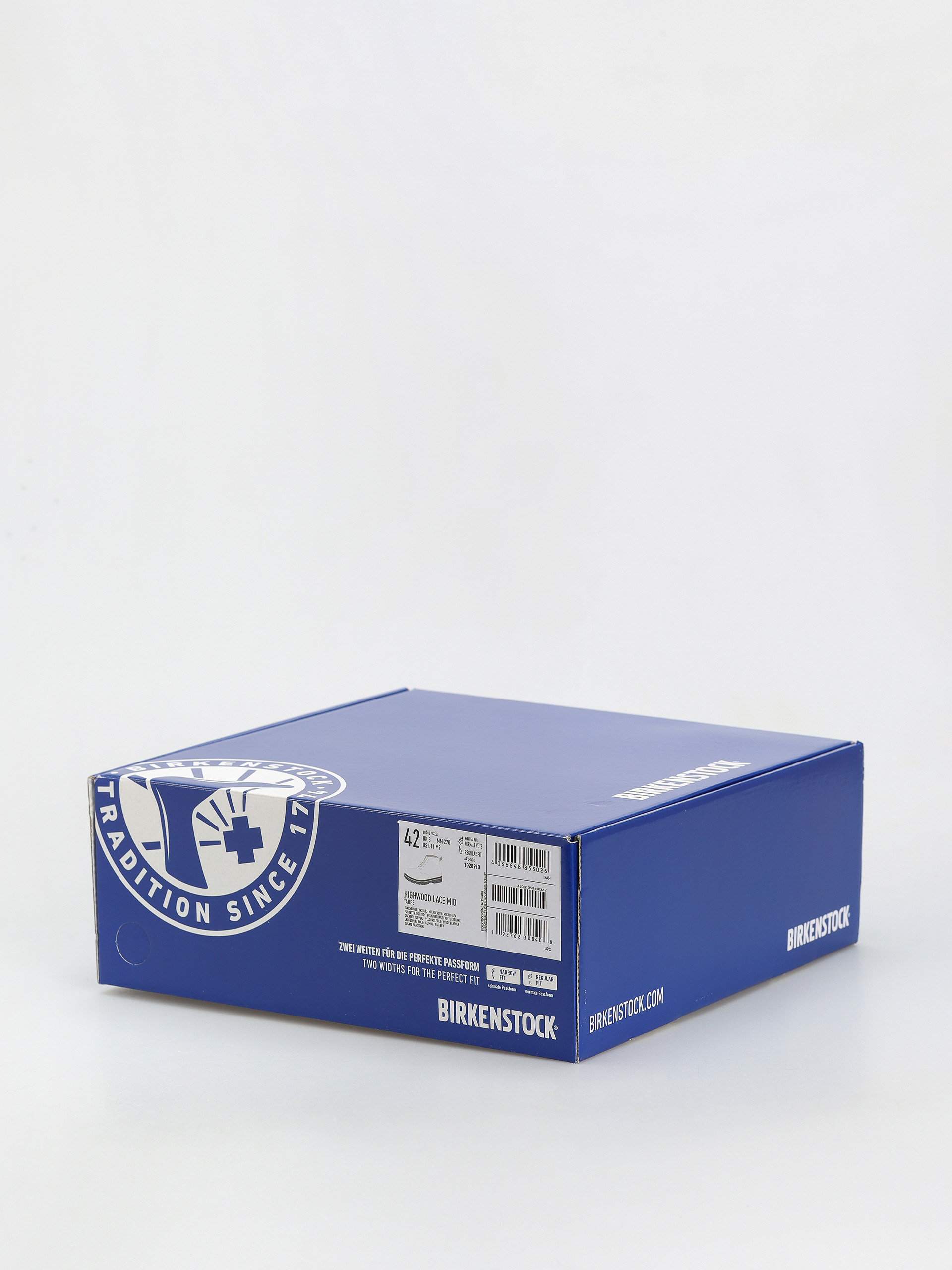 Topánky Birkenstock Highwood Lace Mid Suede Leather Regular (taupe)