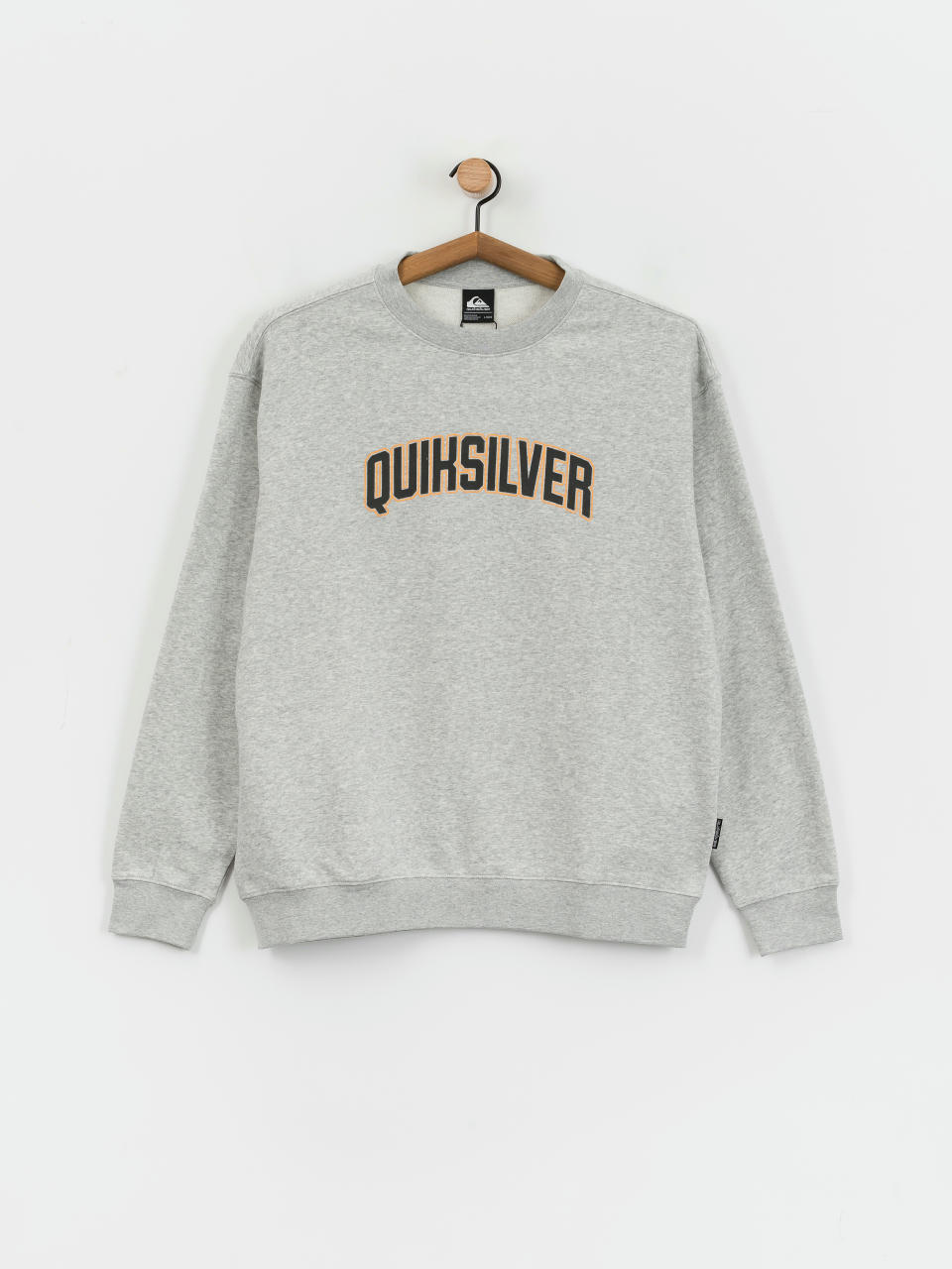 Mikina Quiksilver Graphic Crew (light grey heather)