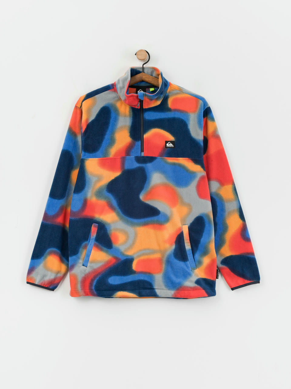 Flísová mikina Quiksilver Surf Days 1/2 Zip (surf days spray camo)