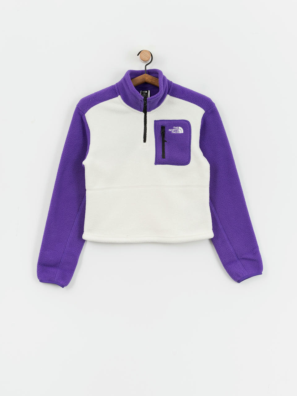 Dámsky Flísová mikina The North Face Yumiori 1/4 Zip (white dune/peak purple)