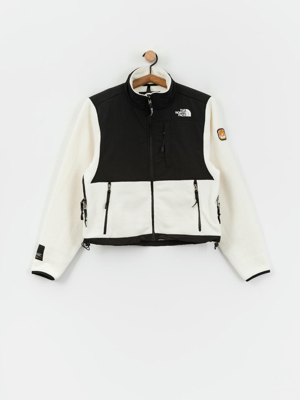 Bunda The North Face Retro Denali Wmn (white dune/tnf black tn)