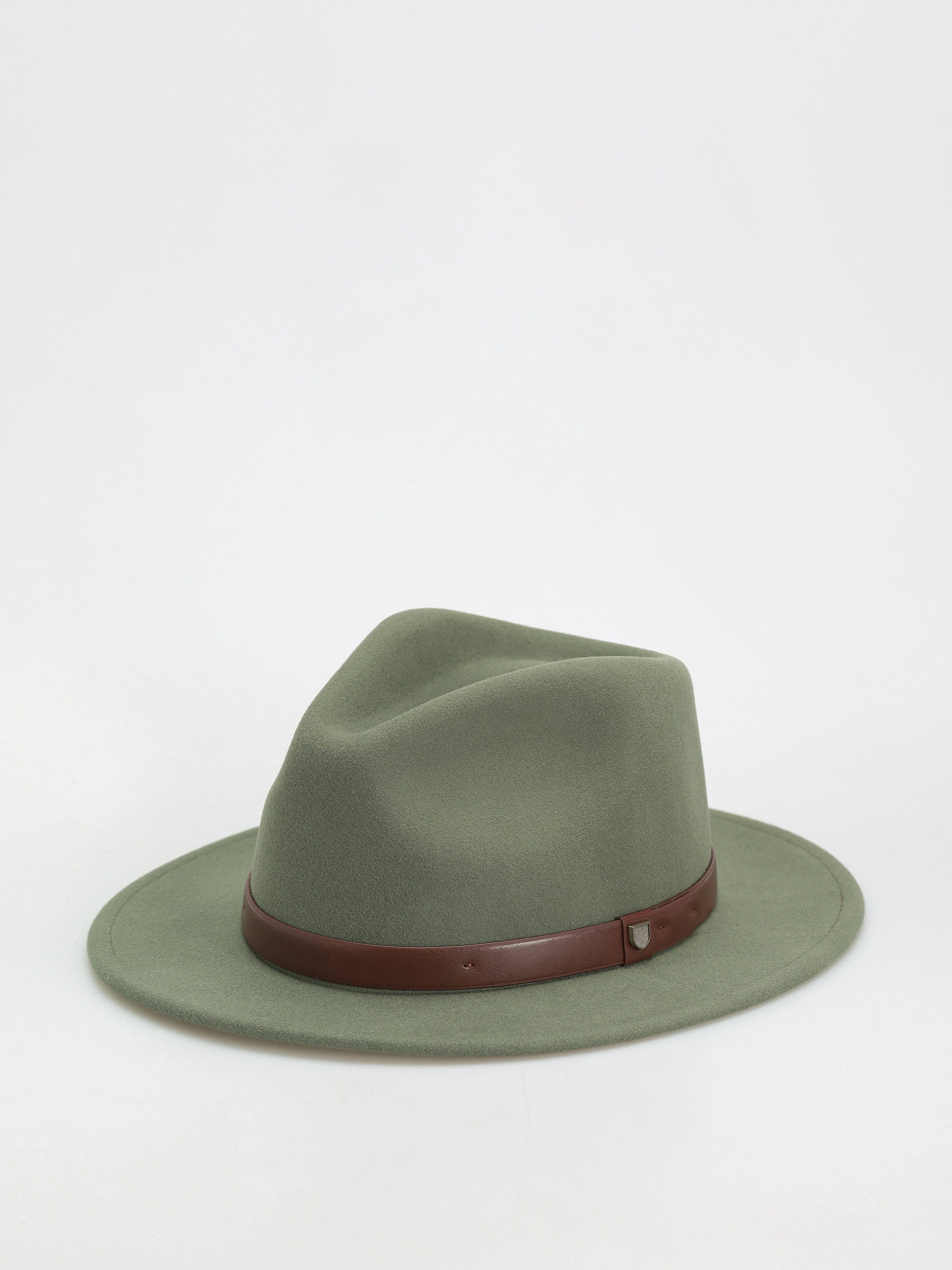 Klobúk Brixton Messer Fedora (light moss)