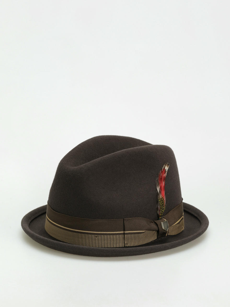 Klobúk Brixton 20Th Anniversary Gain Fedora (chocolate/gold)