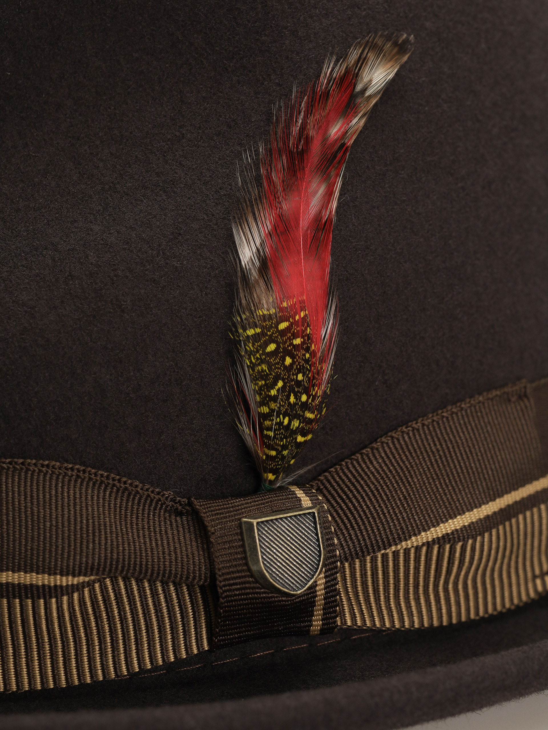 Klobúk Brixton 20Th Anniversary Gain Fedora (chocolate/gold)