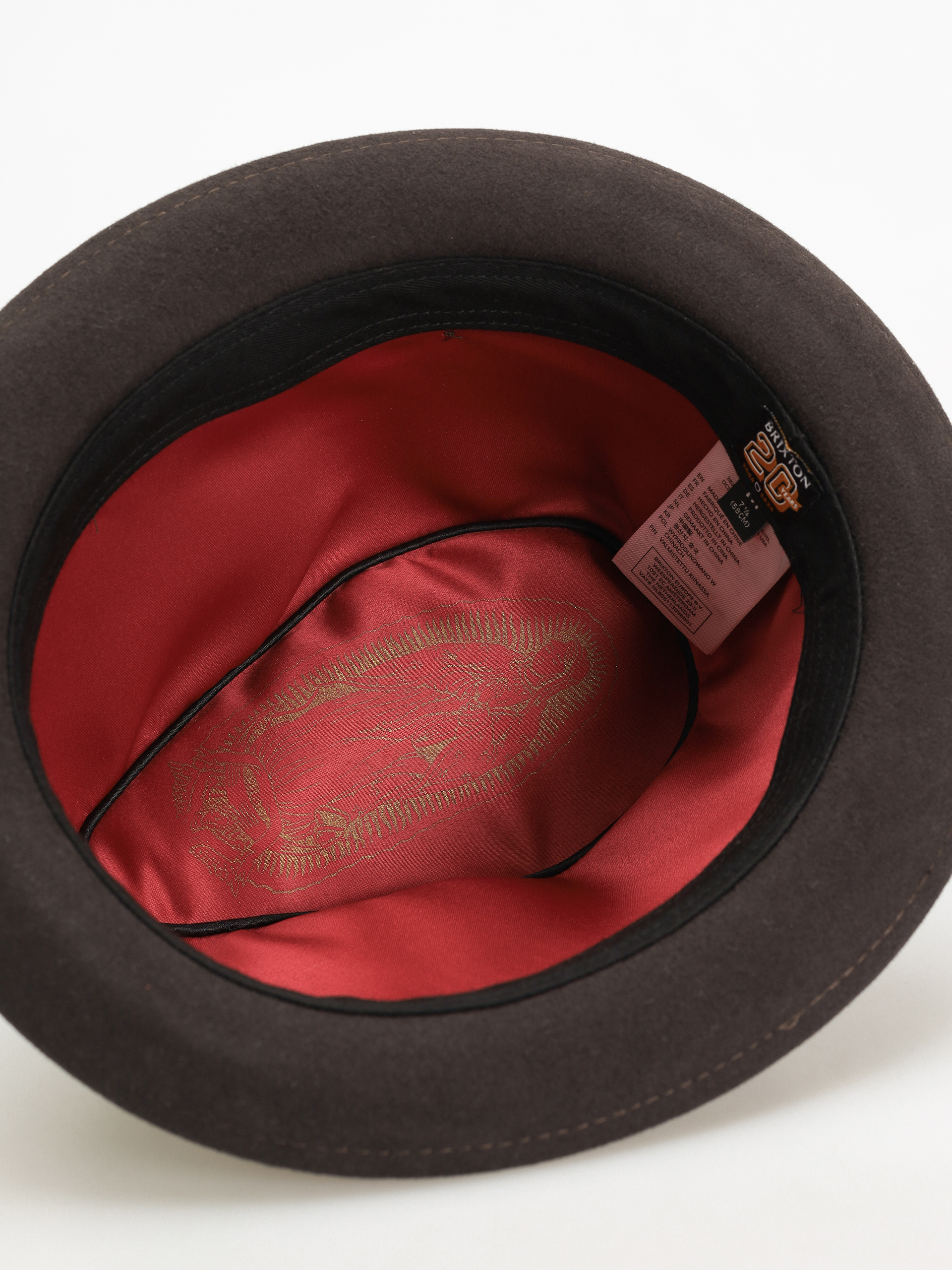 Klobúk Brixton 20Th Anniversary Gain Fedora (chocolate/gold)