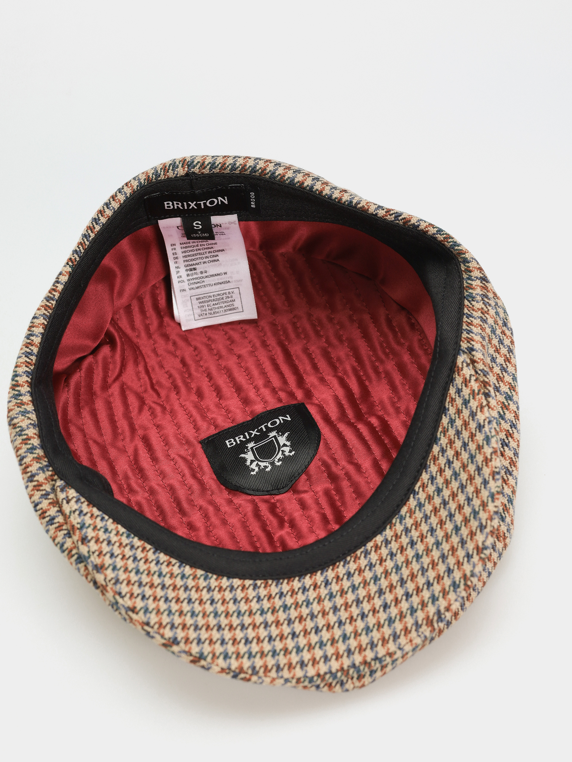 Klobúk so šiltom Brixton Brood Snap Cap (sand/light blue)