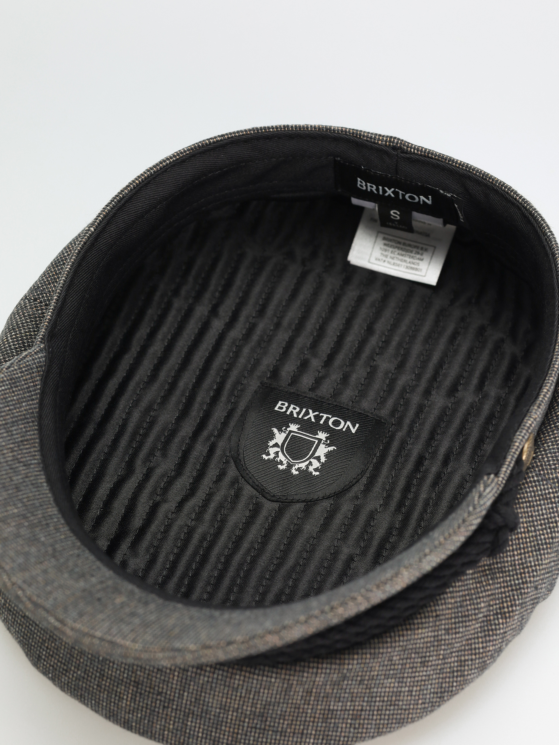 Klobúk so šiltom Brixton Fiddler Cap (mixed tweed)