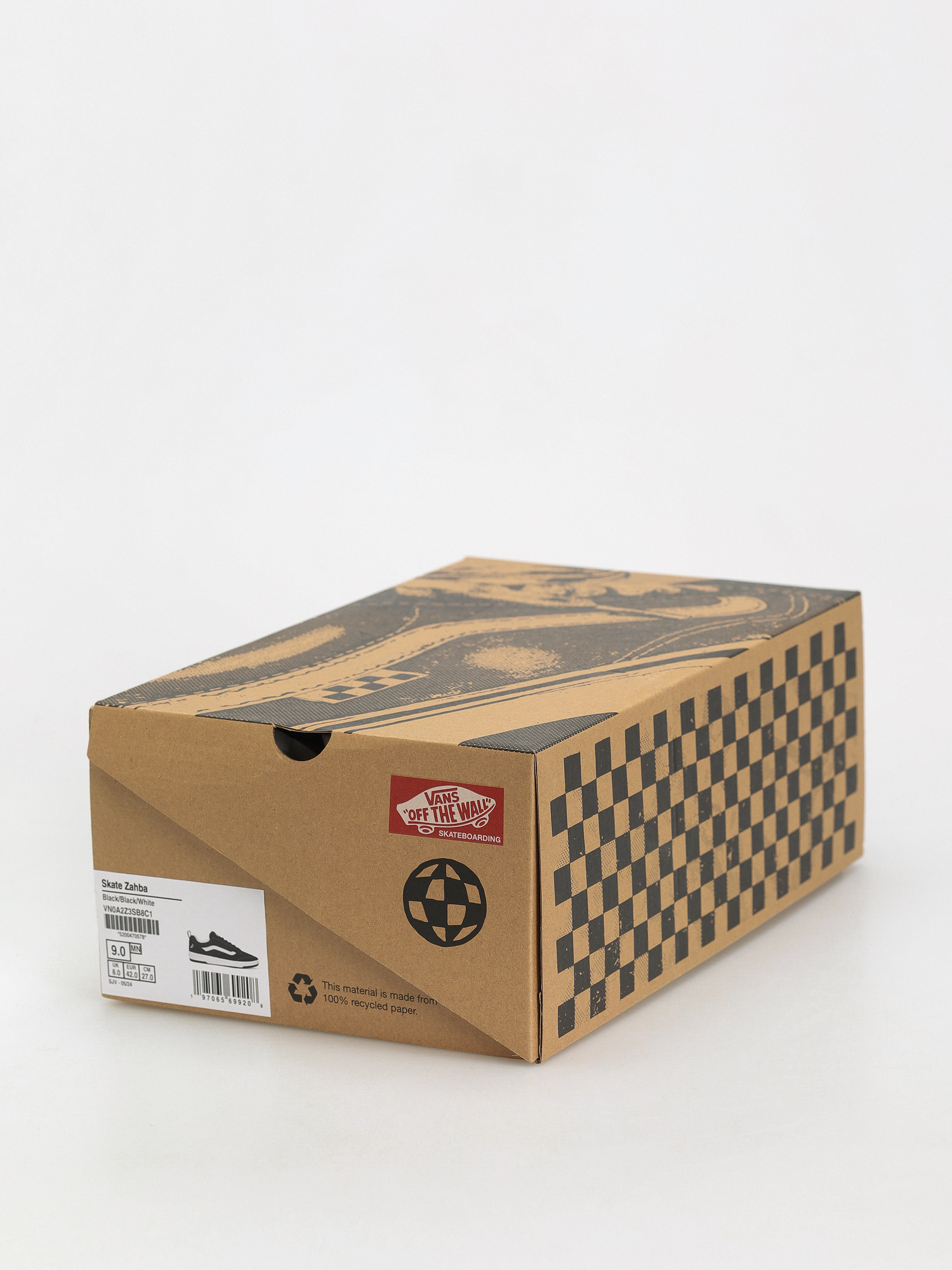 Topánky Vans Skate Zahba (black/black/white)