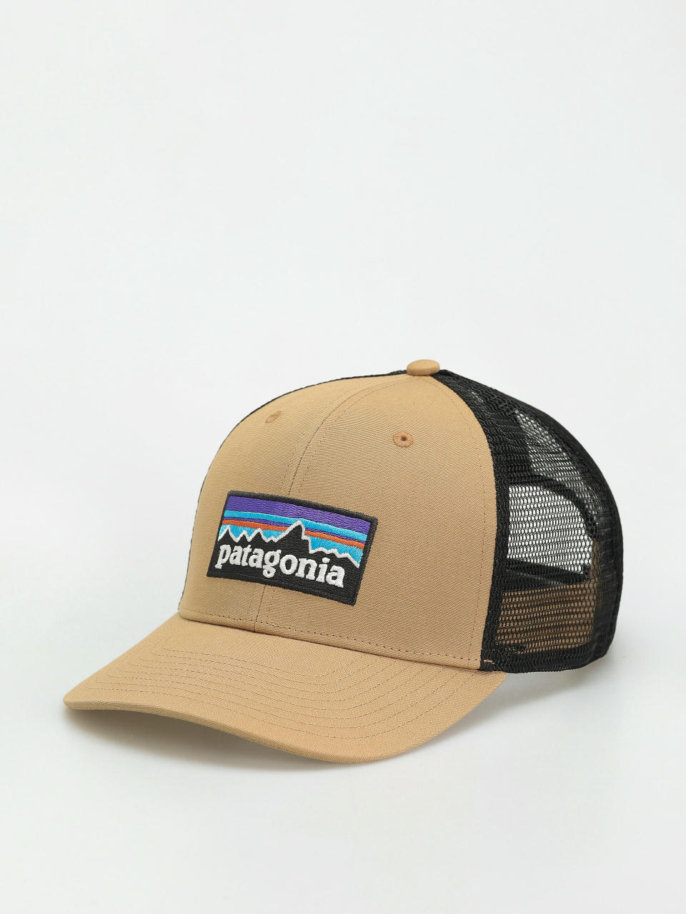 Šiltovka Patagonia P 6 Logo Trucker (grayling brown)