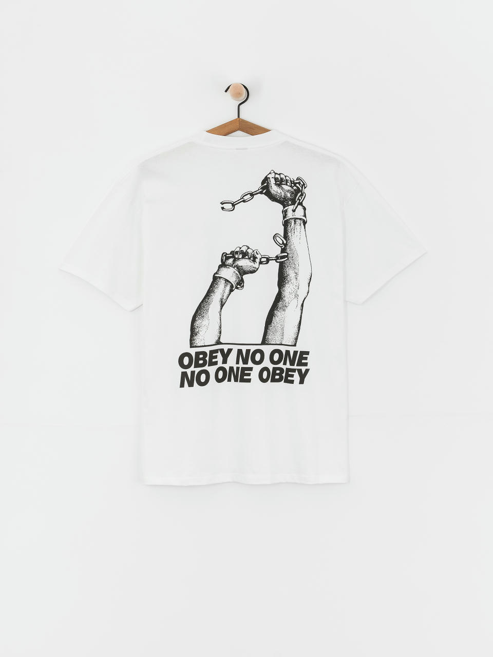 Tričko OBEY No One Obey (white)