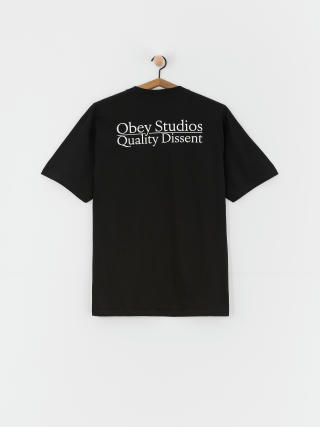 Tričko OBEY Studios Quality Dissent (black)