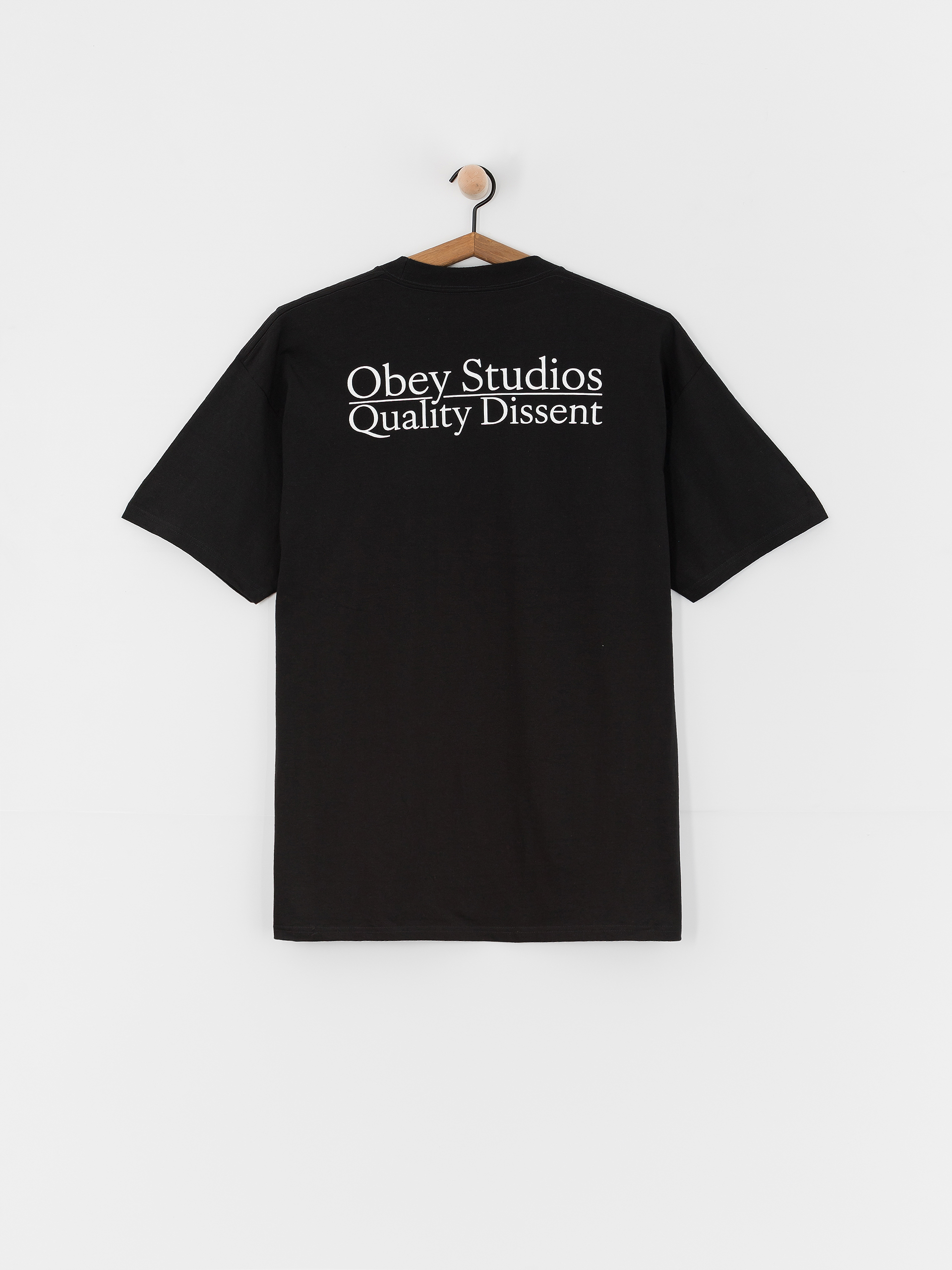 Tričko OBEY Studios Quality Dissent (black)