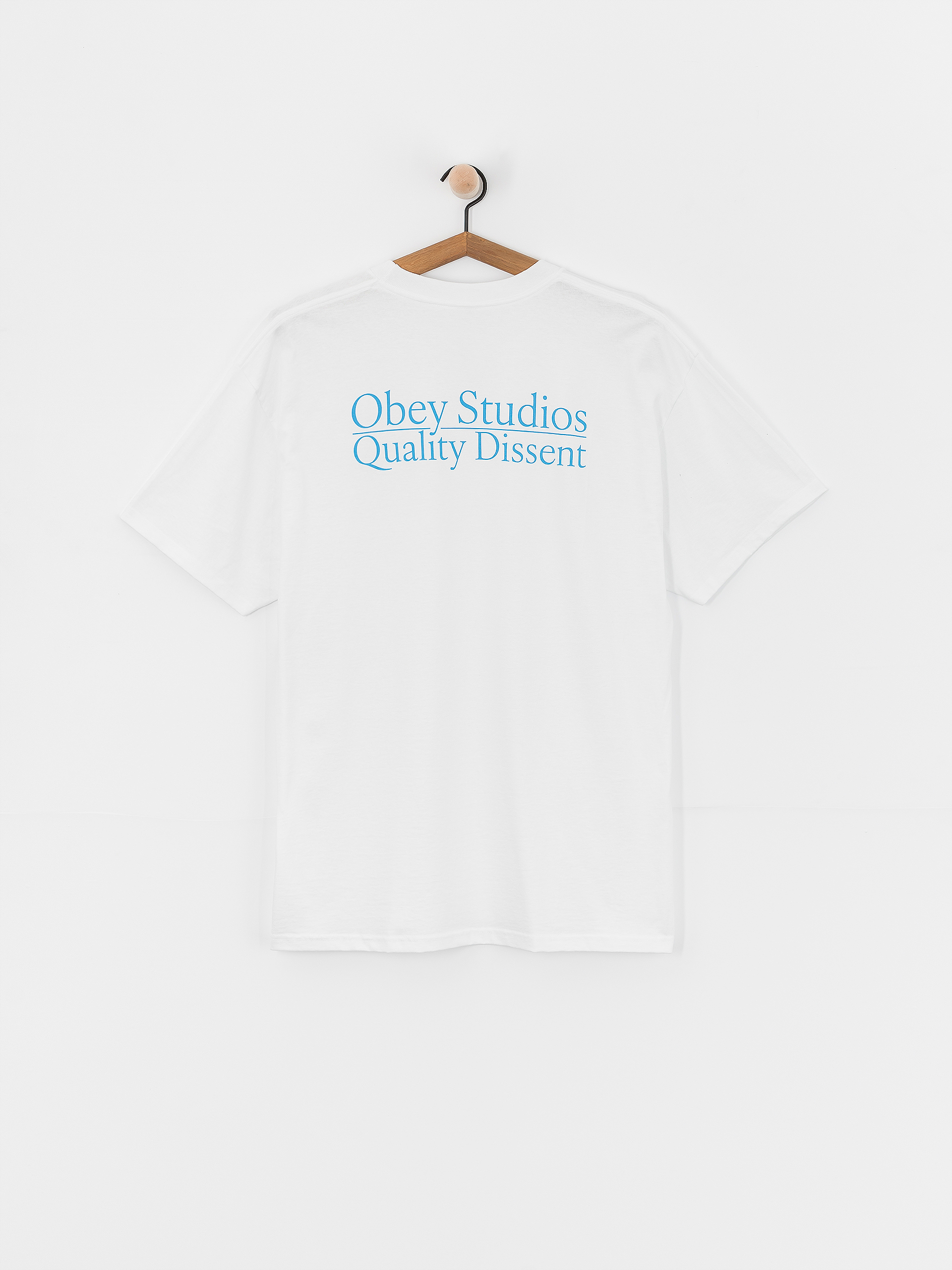 Tričko OBEY Studios Quality Dissent (white)