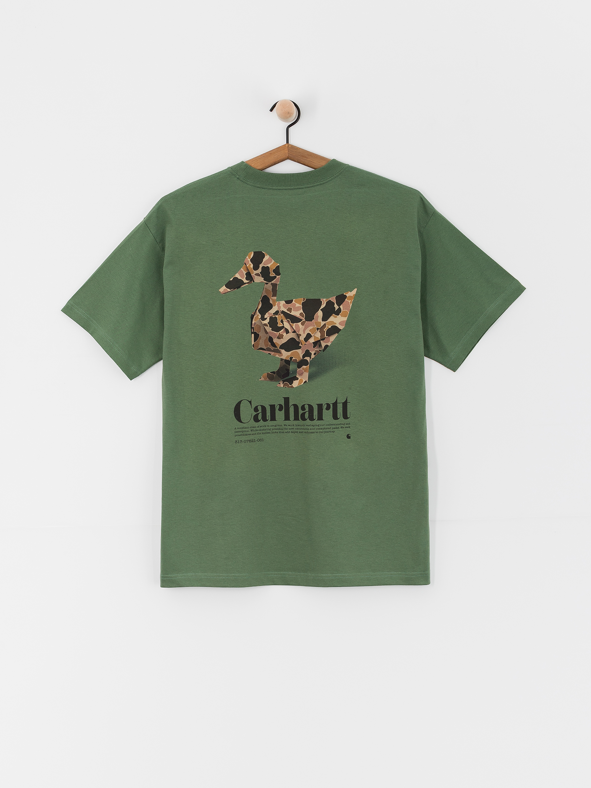 Tričko Carhartt WIP Fold Duck (duck green)