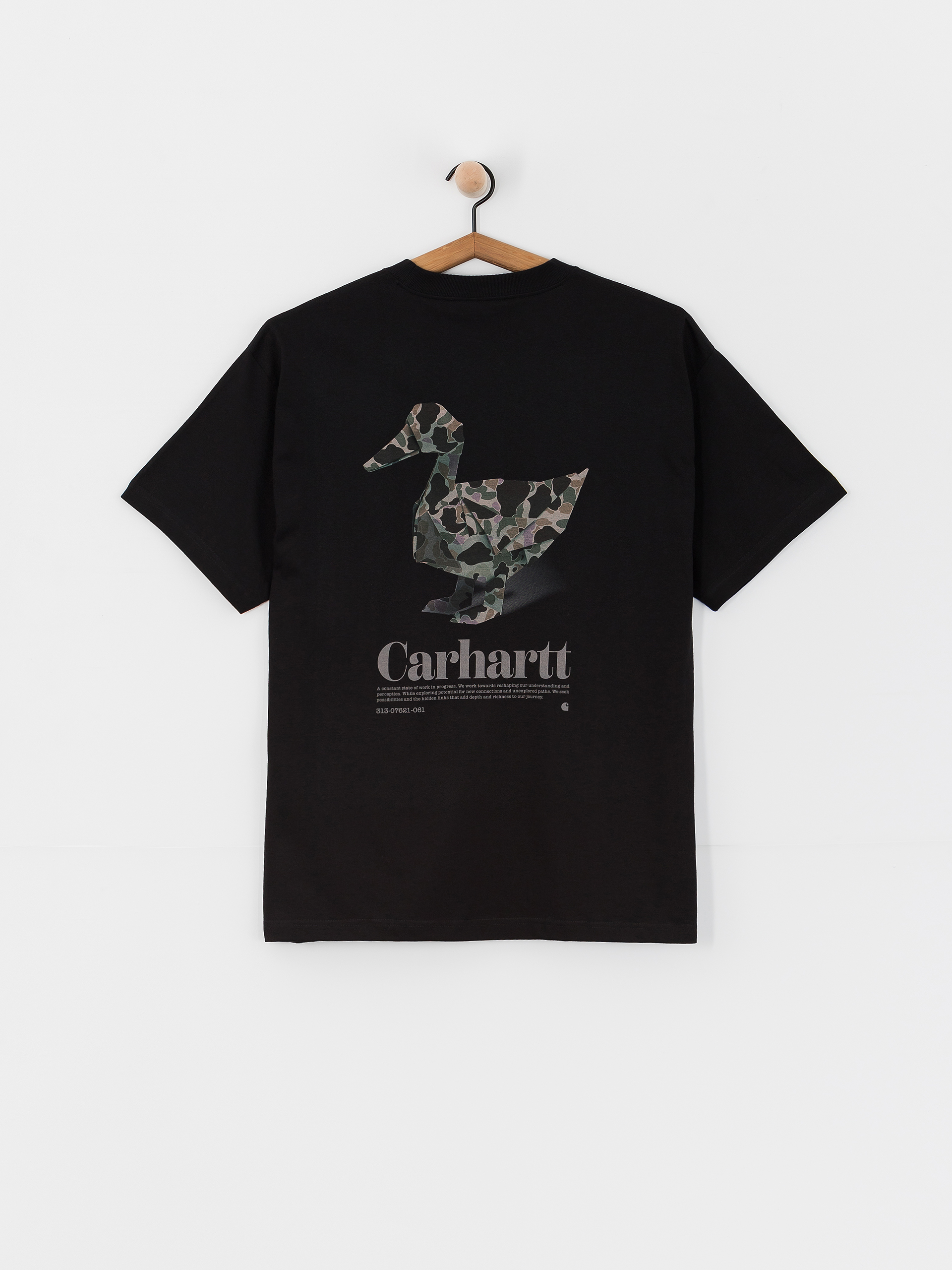 Tričko Carhartt WIP Fold Duck (black)