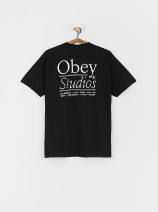 Tričko OBEY Studios (black)