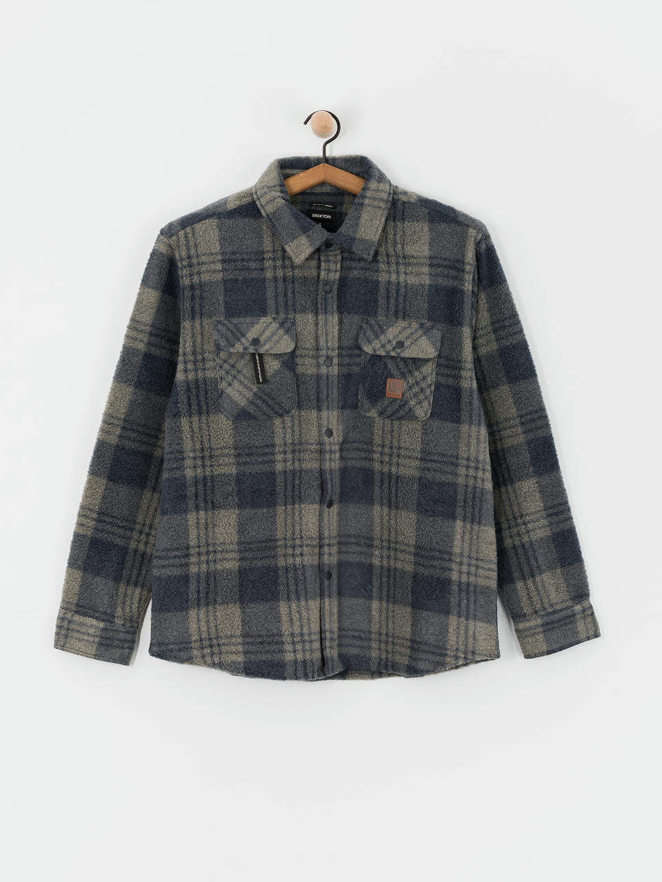 Košeľa Brixton Bowery Arctic Stretch Ls (washed navy/beige plaid)