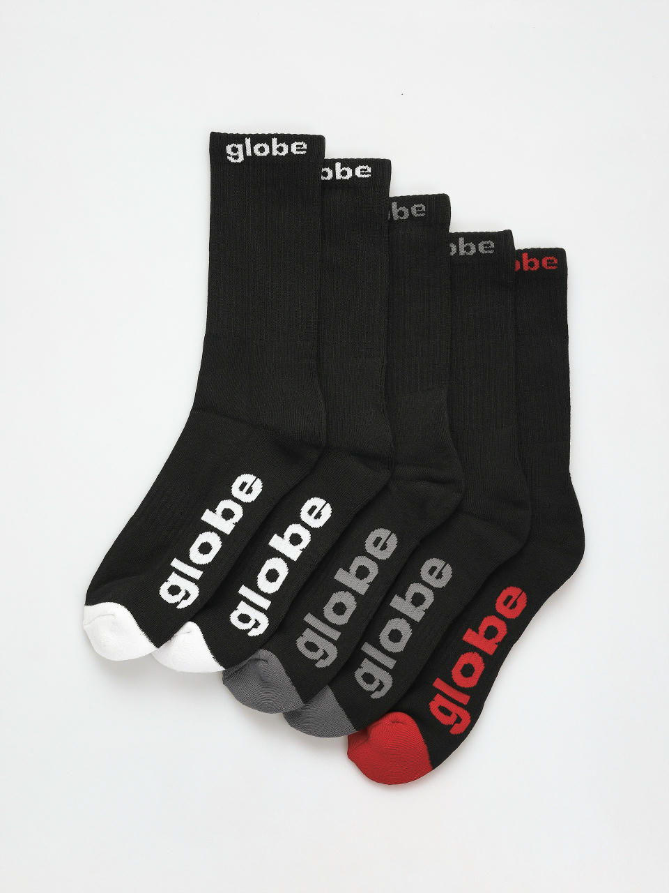 Ponožky Globe Og 5 Pack (black/assorted)