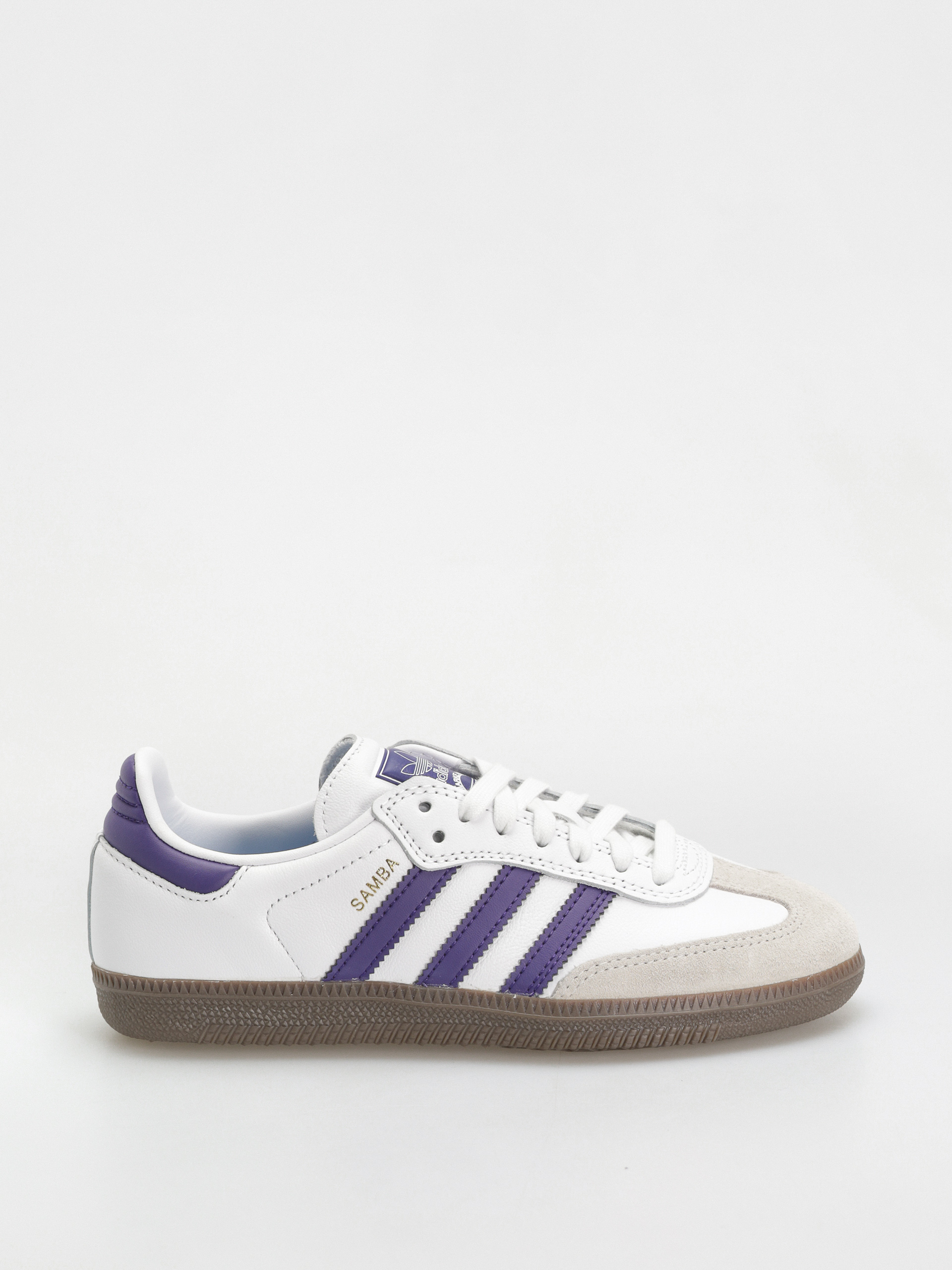 Topu00e1nky adidas Samba ADV (ftwwht/cpurpl/goldmt)