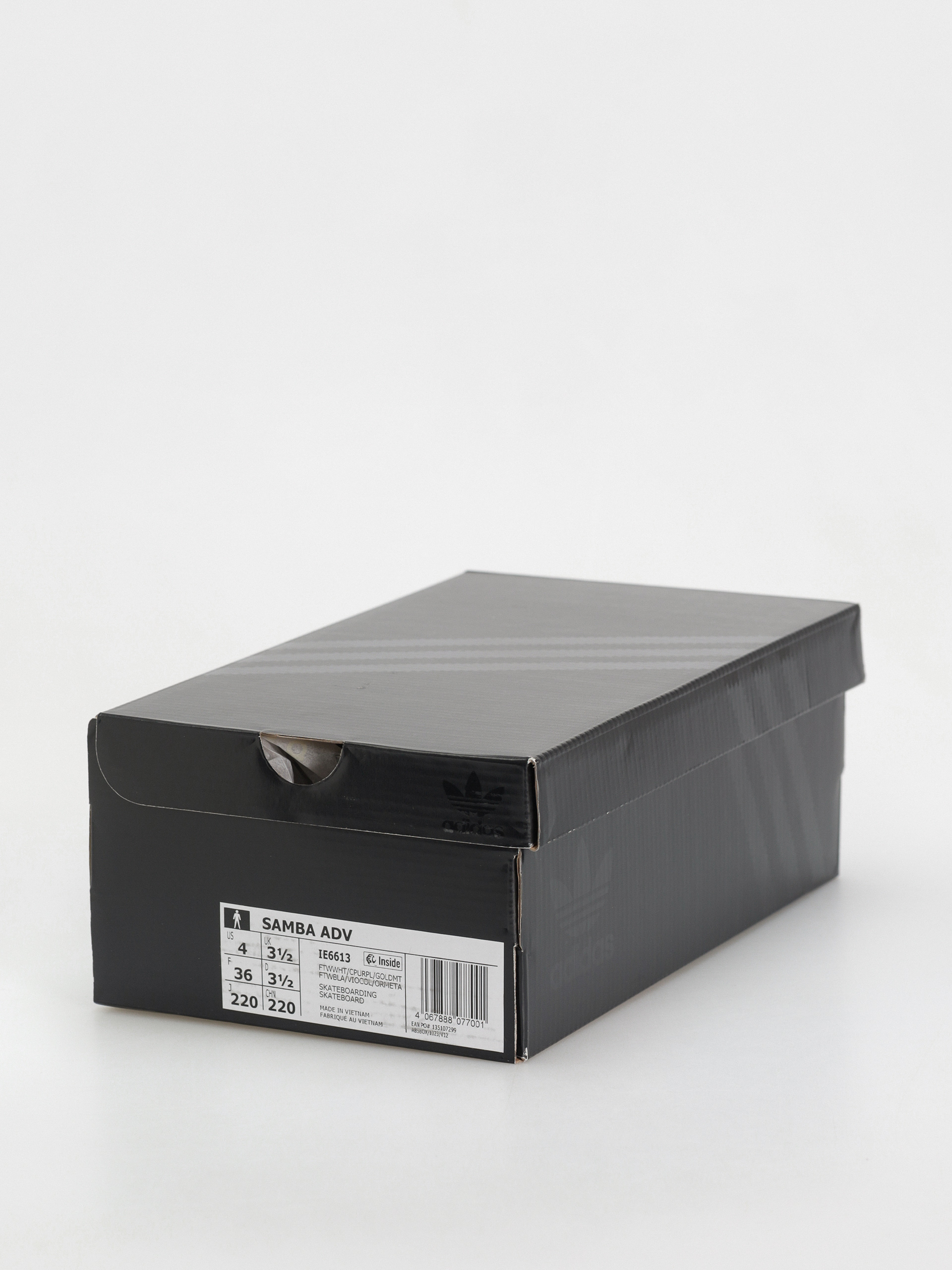 Topánky adidas Samba ADV (ftwwht/cpurpl/goldmt)