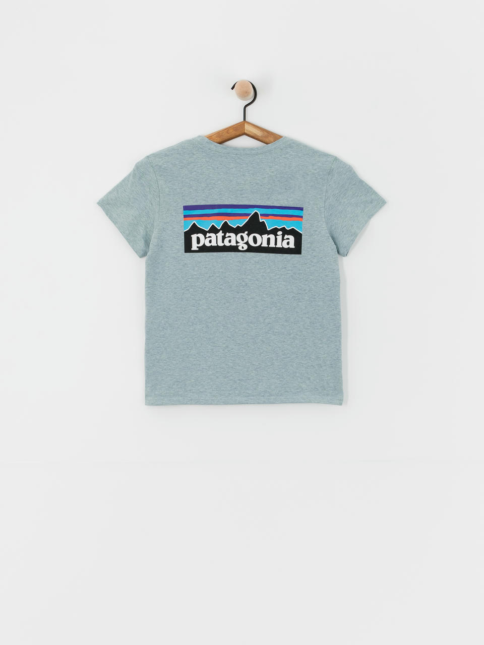 Tričko Patagonia P-6 Logo Responsibili Wmn (thermal blue)