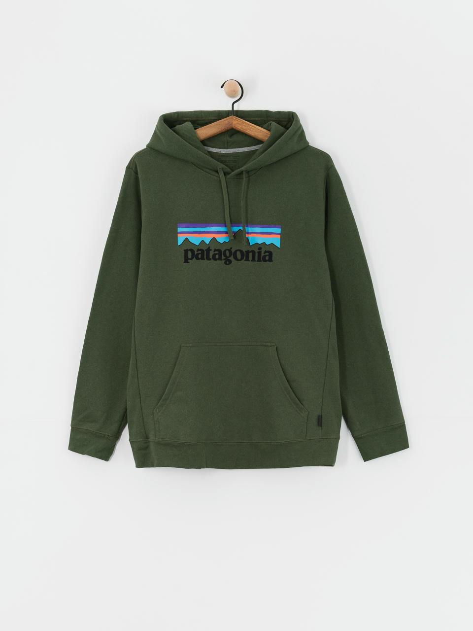 Mikina s kapucňou Patagonia P-6 Logo Uprisal HD (torrey pine green)