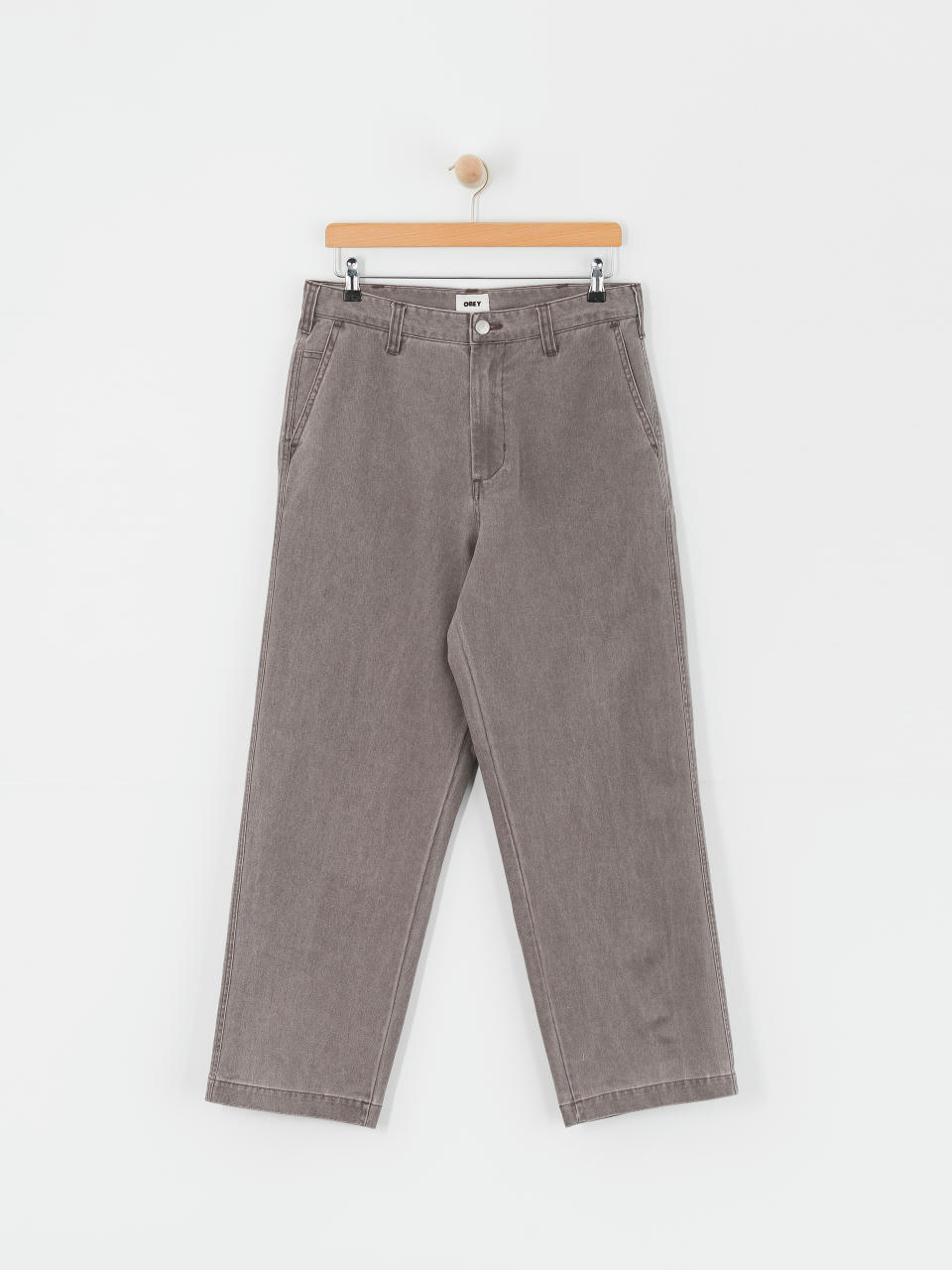 Nohavice OBEY Bigwig Chino (pigment java brown)