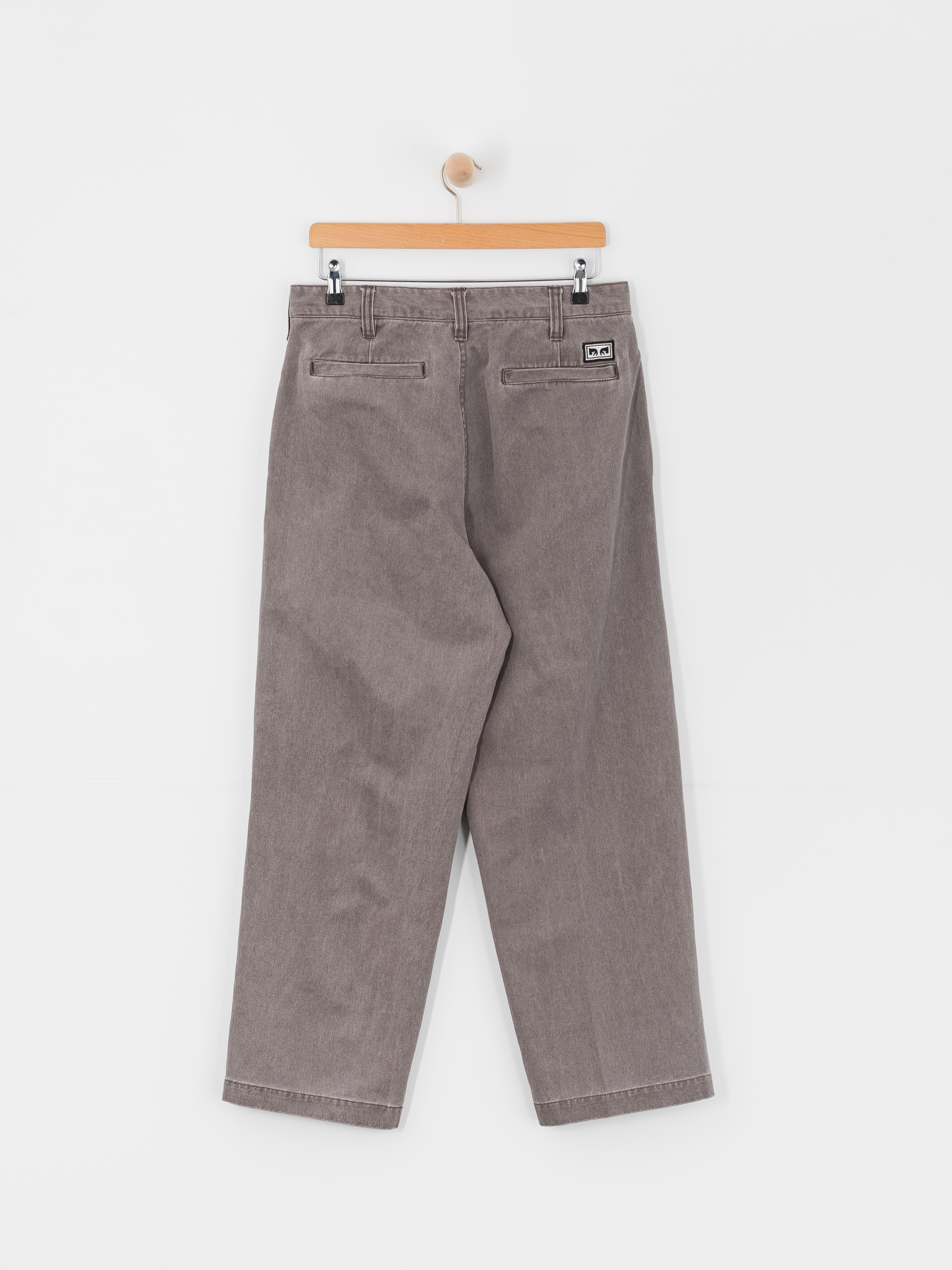 Nohavice OBEY Bigwig Chino (pigment java brown)