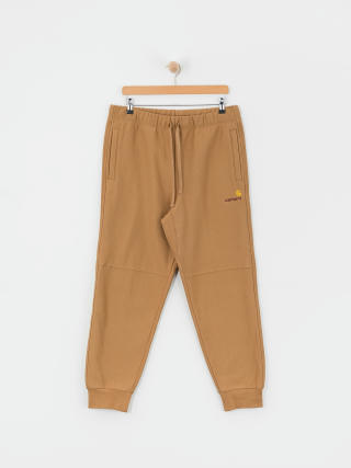 Nohavice Carhartt WIP American Script Jogging (peanut)