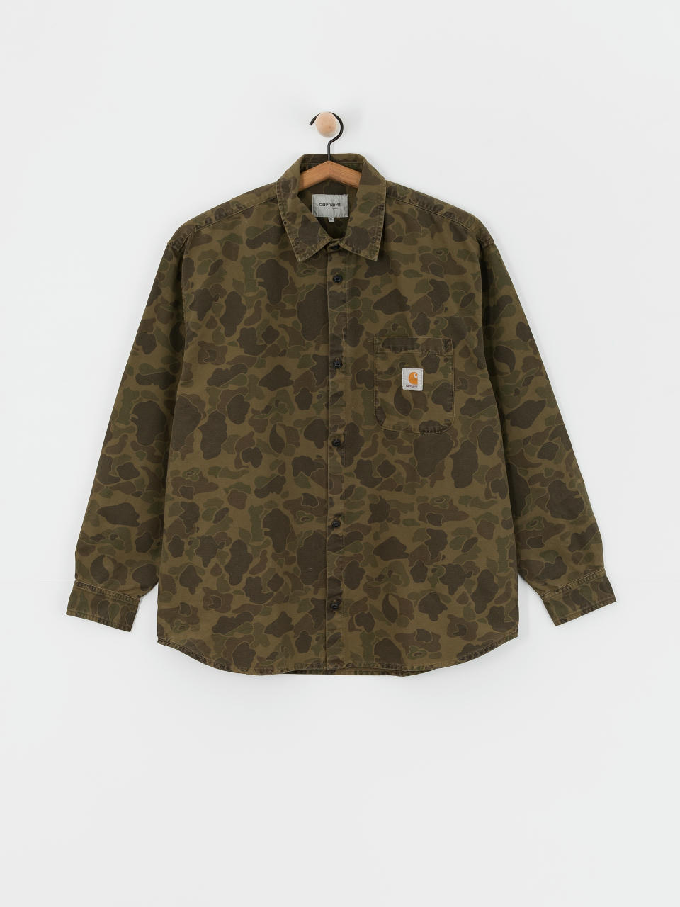 Košeľa Carhartt WIP Duck (camo duck/green/office green)