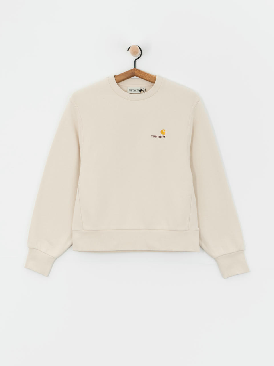 Mikina Carhartt WIP American Script Wmn (moonbeam)