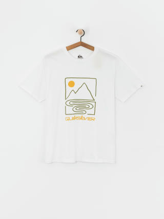 Tričko Quiksilver Qs Outline Mountains (white)