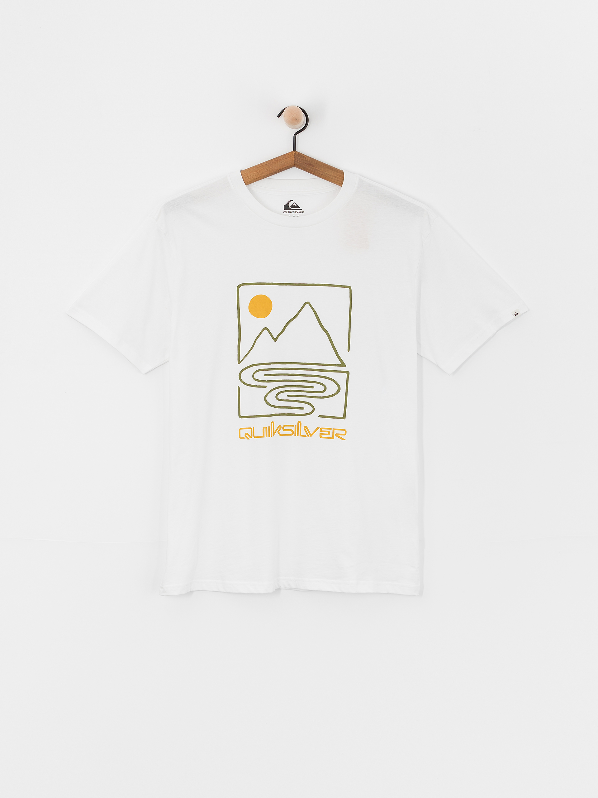 Tričko Quiksilver Qs Outline Mountains (white)